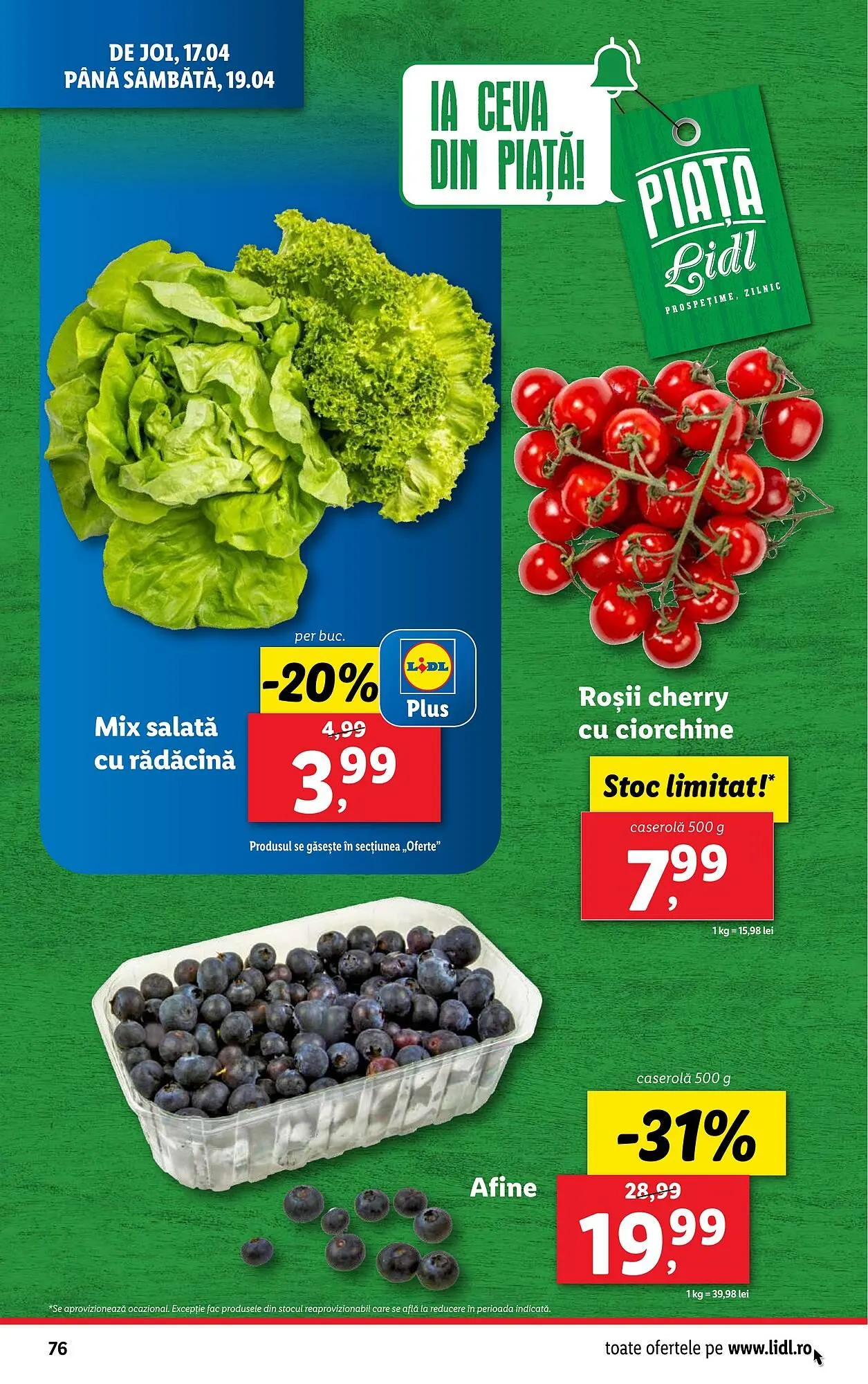 Catalog Catalog Lidl de la 14 aprilie până la 19 aprilie 2025 - Revista Pagina 76