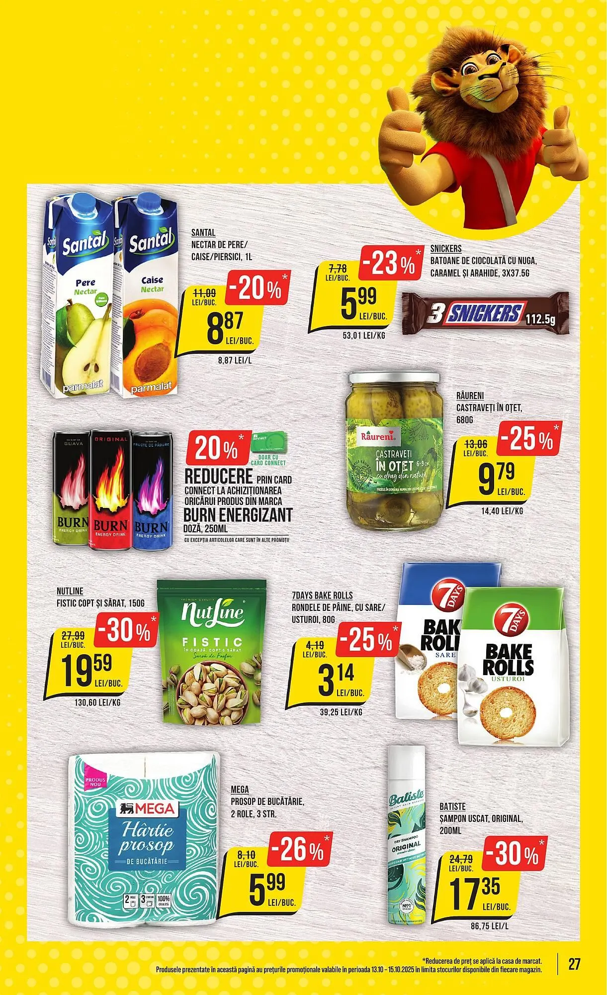 Catalog Catalog Mega Image de la 9 octombrie până la 15 octombrie 2025 - Revista Pagina 27