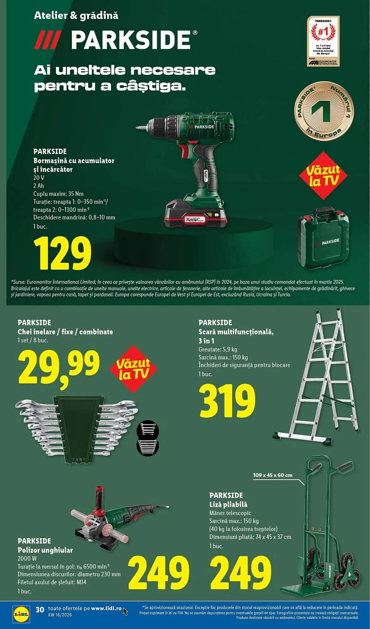 Catalog Catalog Lidl de la 14 aprilie până la 19 aprilie 2026 - Revista Pagina 30