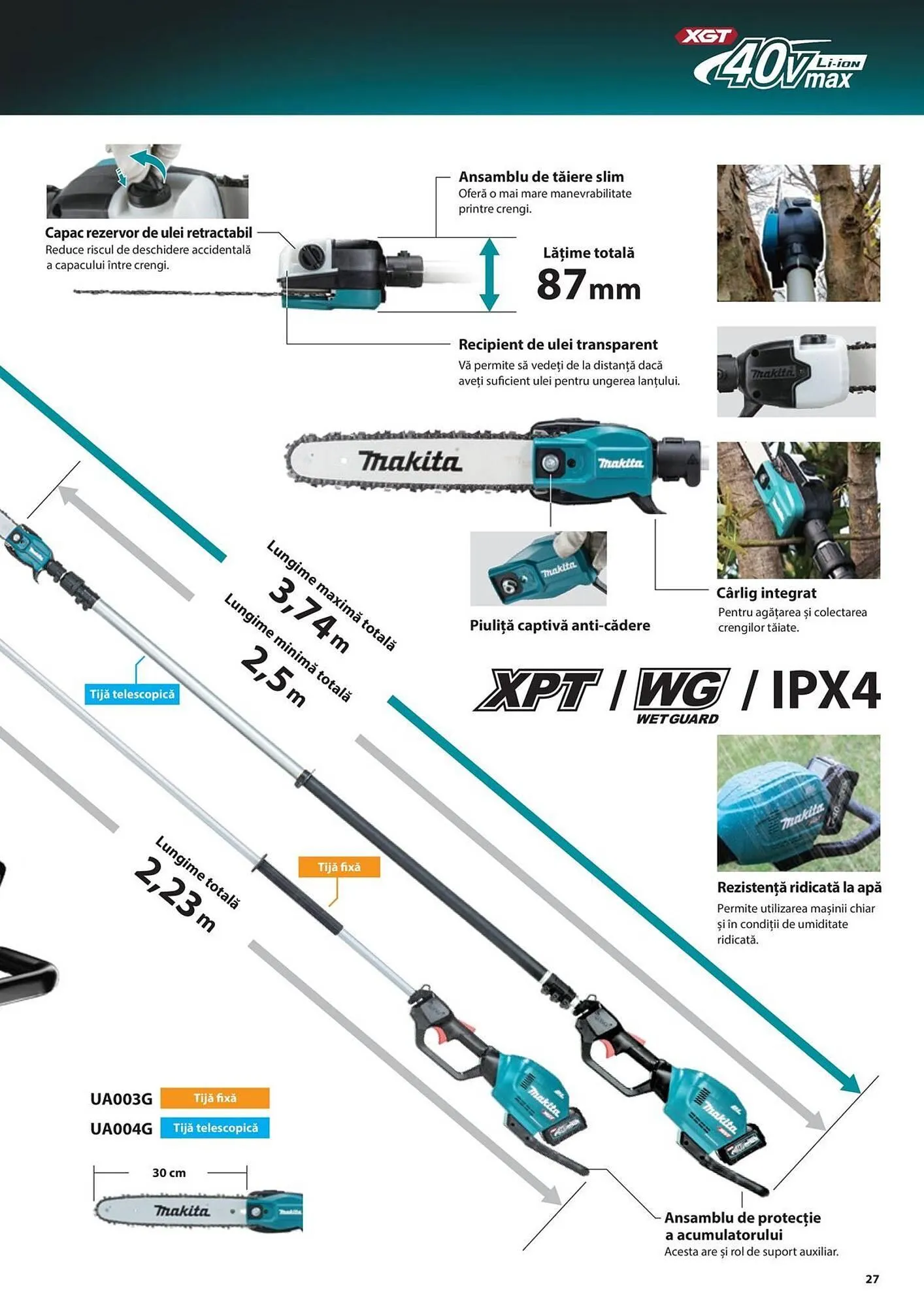 Catalog Сatalog Makita de la 19 iunie până la 31 decembrie 2024 - Revista Pagina 27