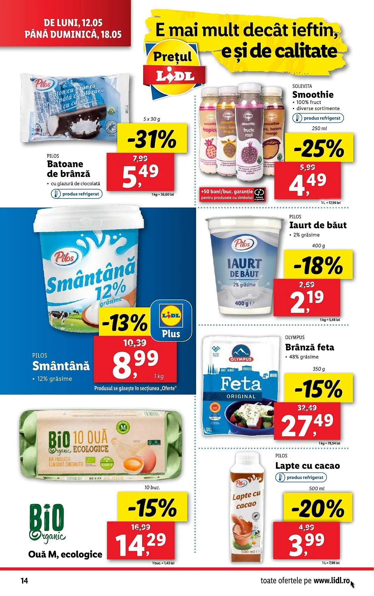 Catalog Catalog Lidl de la 12 mai până la 18 mai 2025 - Revista Pagina 14