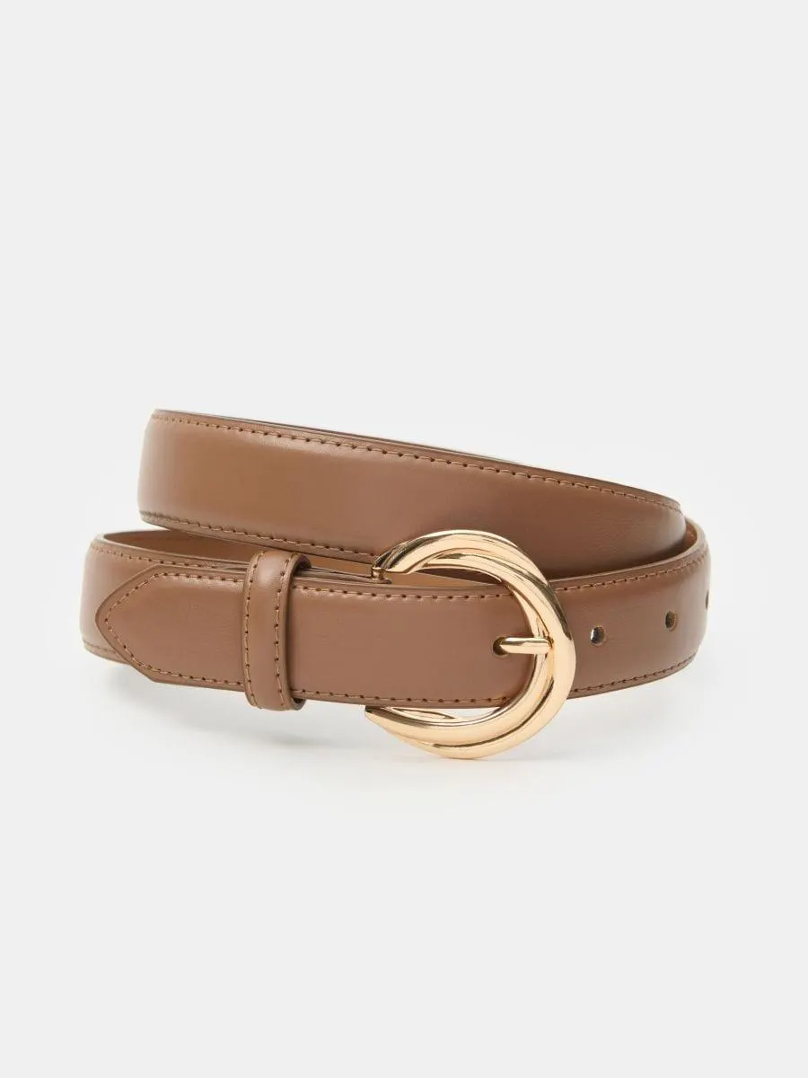 Curea cu cataramă aurie