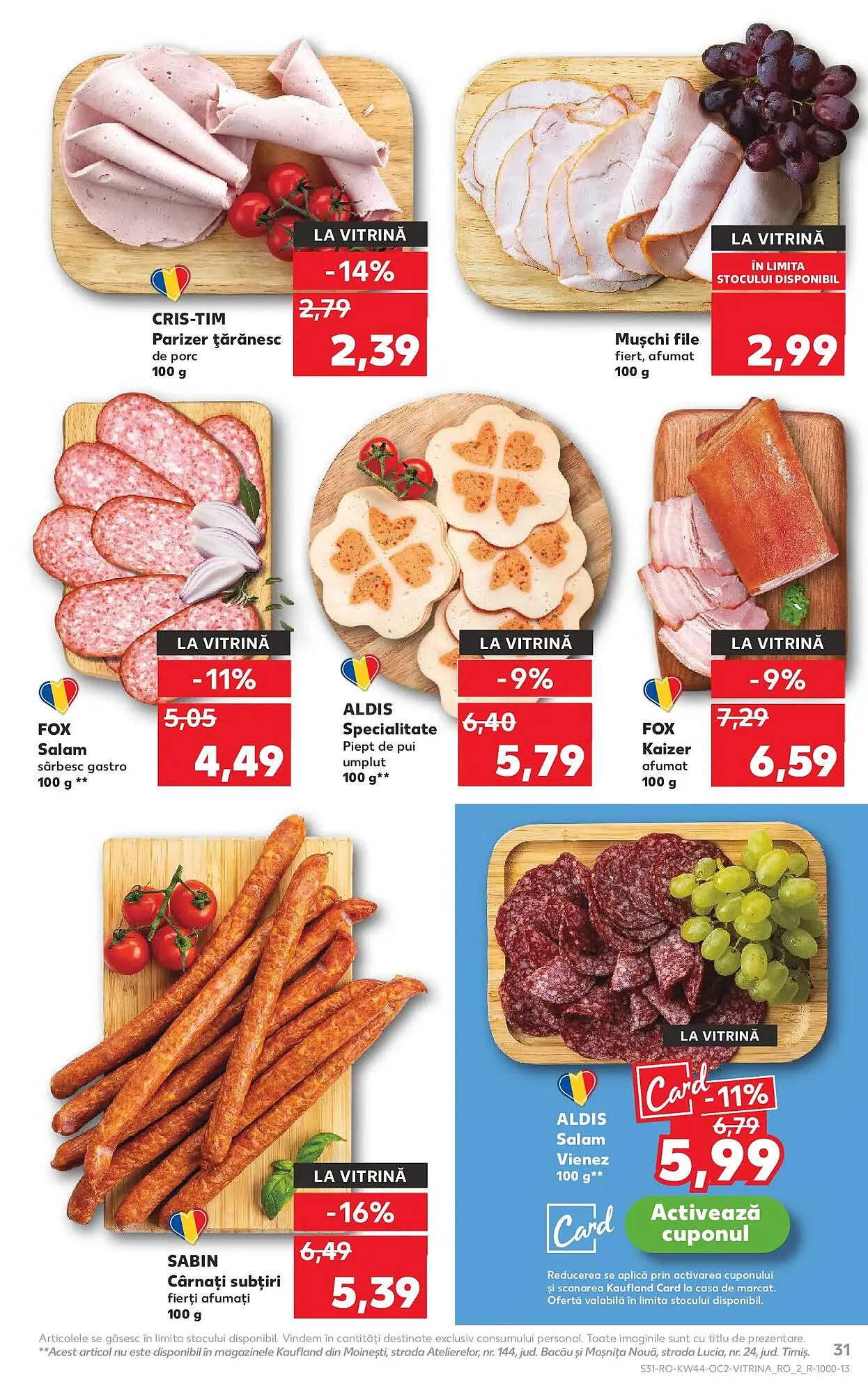 Catalog Catalog Kaufland de la 29 octombrie până la 4 noiembrie 2025 - Revista Pagina 31