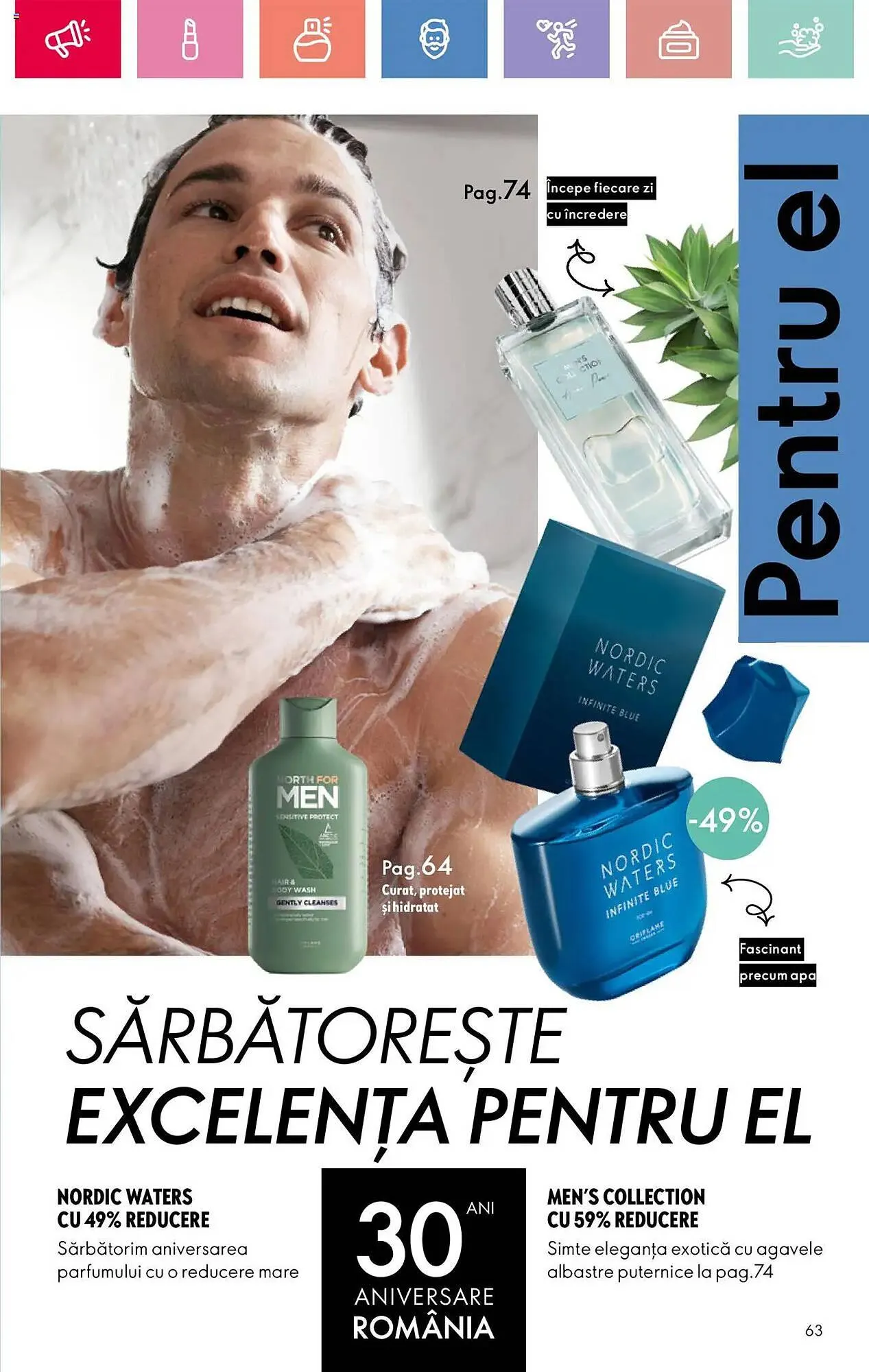 Catalog Catalog Oriflame de la 13 aprilie până la 3 mai 2025 - Revista Pagina 63