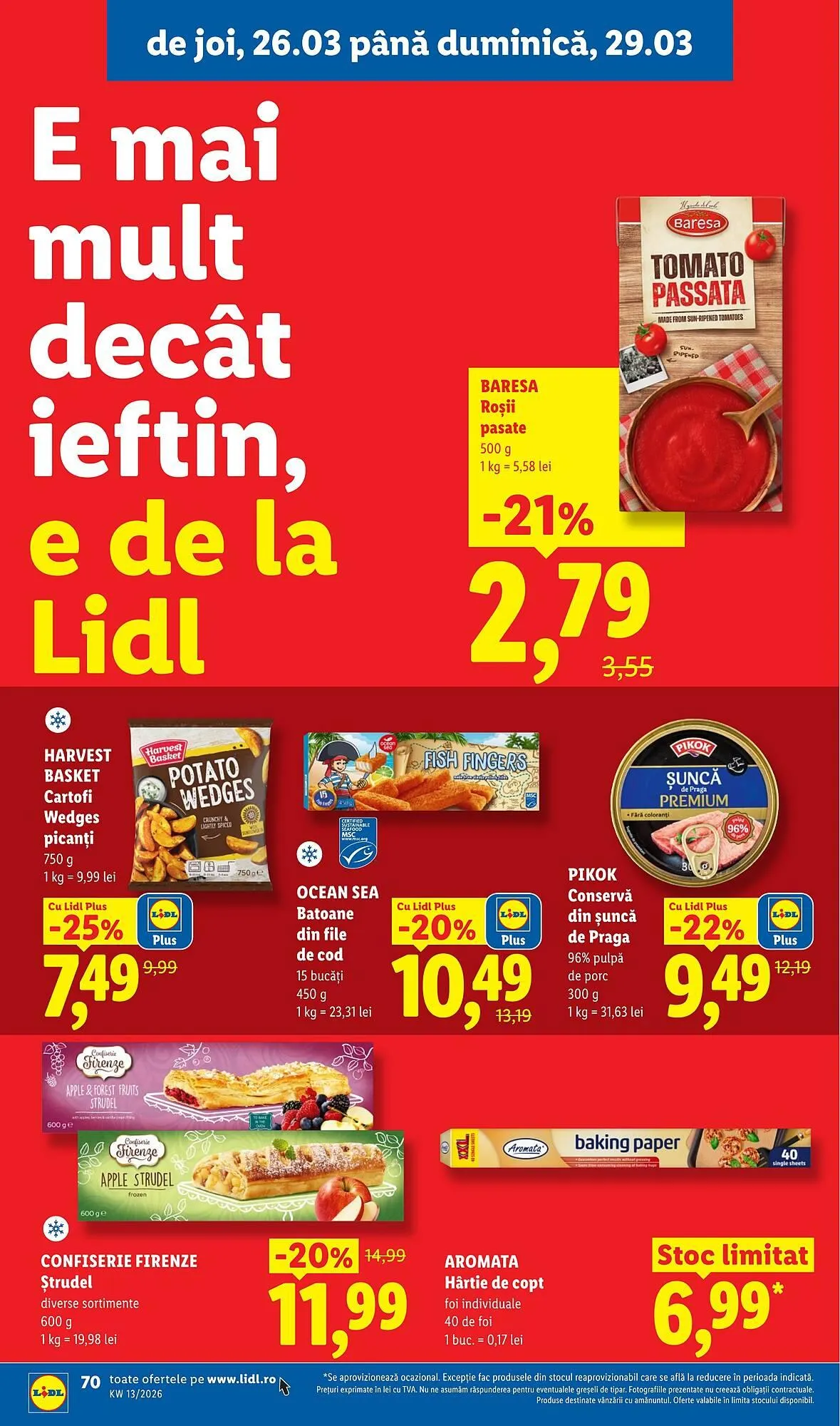 Catalog Catalog Lidl de la 23 martie până la 29 martie 2026 - Revista Pagina 70