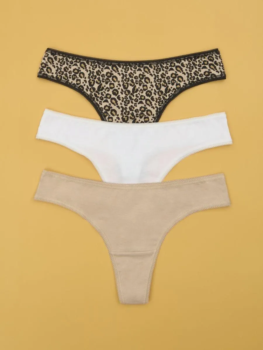 Set de 3 perechi de chiloți