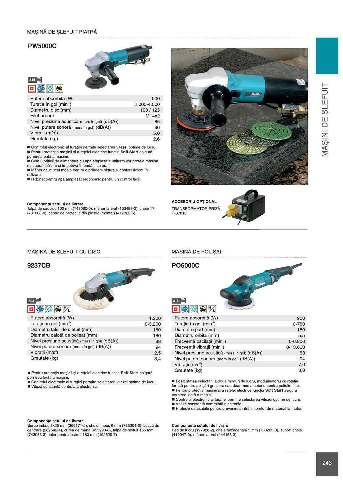 Catalog Makita catalog de la 1 ianuarie până la 31 decembrie 2023 - Revista Pagina 243