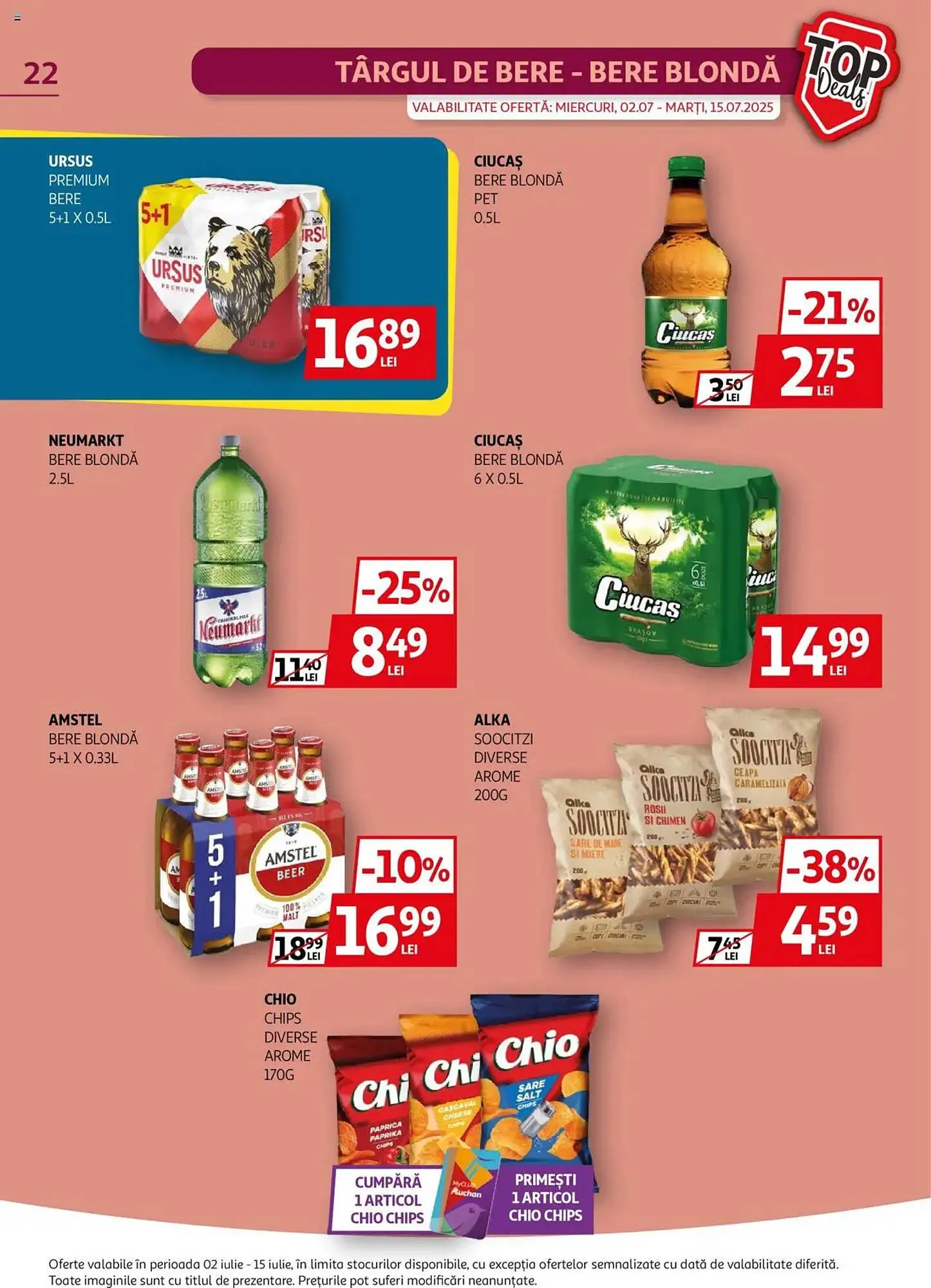 Catalog Catalog Auchan de la 1 iulie până la 15 iulie 2025 - Revista Pagina 22