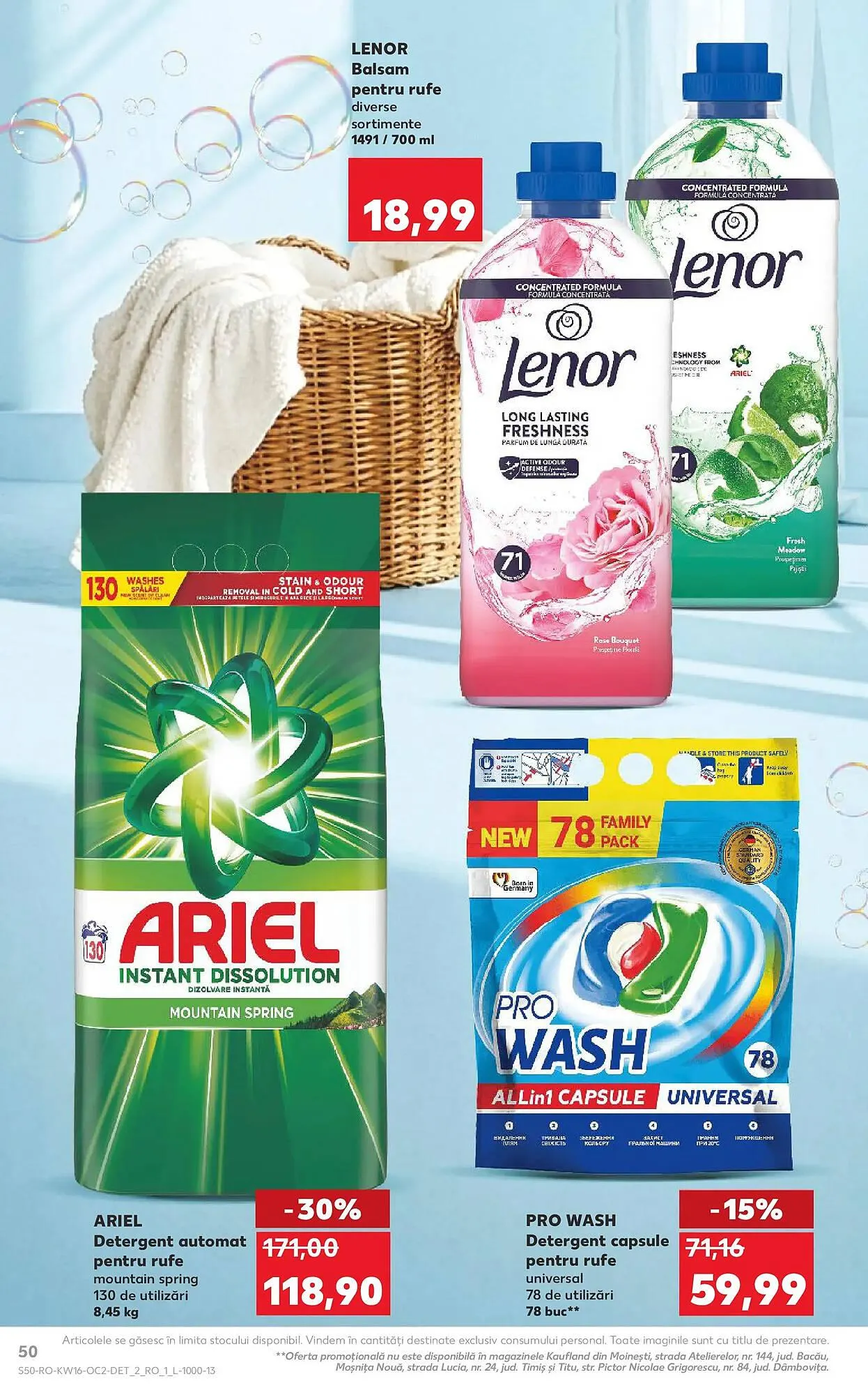 Catalog Catalog Kaufland de la 15 aprilie până la 21 aprilie 2026 - Revista Pagina 50