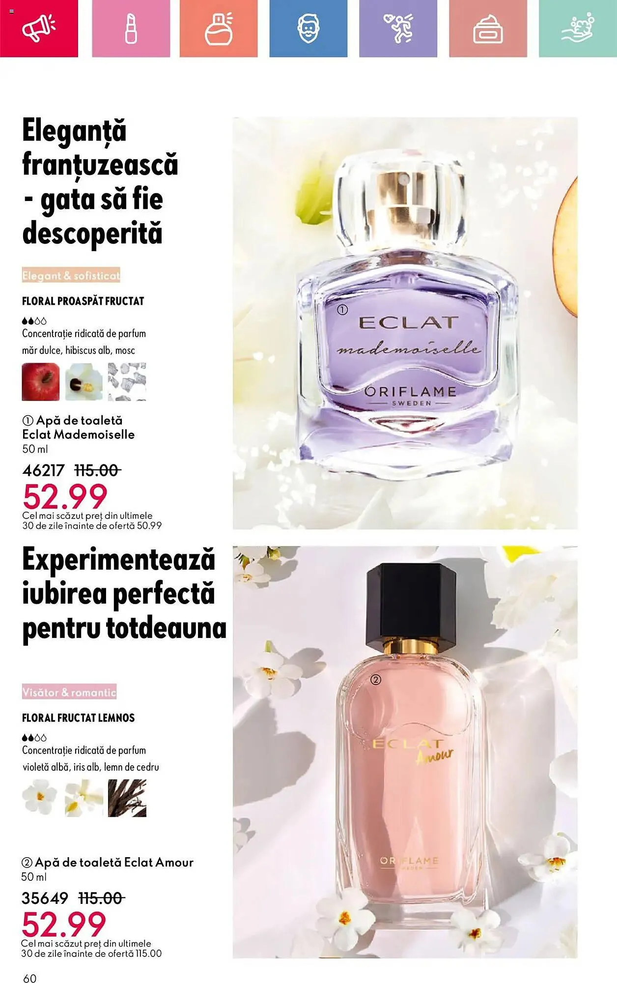 Catalog Catalog Oriflame de la 6 iulie până la 26 iulie 2025 - Revista Pagina 60