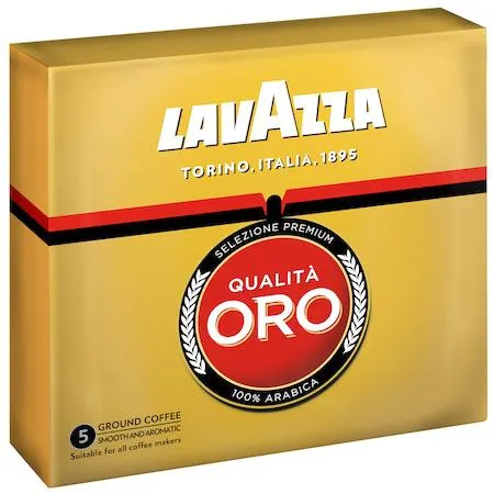 Cafea macinata Lavazza Qualita Oro Macinata, 2x250 g