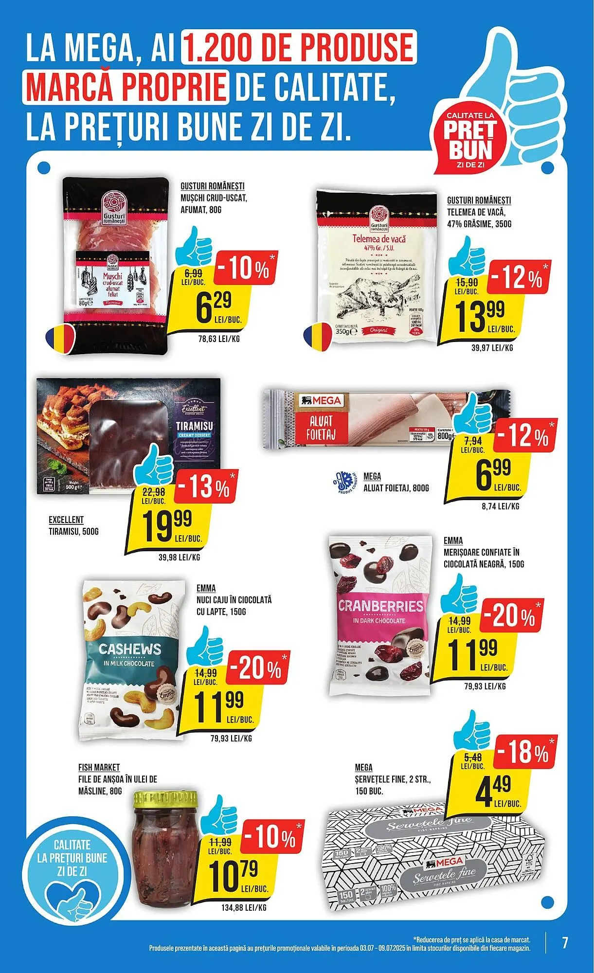 Catalog Catalog Mega Image de la 3 iulie până la 9 iulie 2025 - Revista Pagina 7