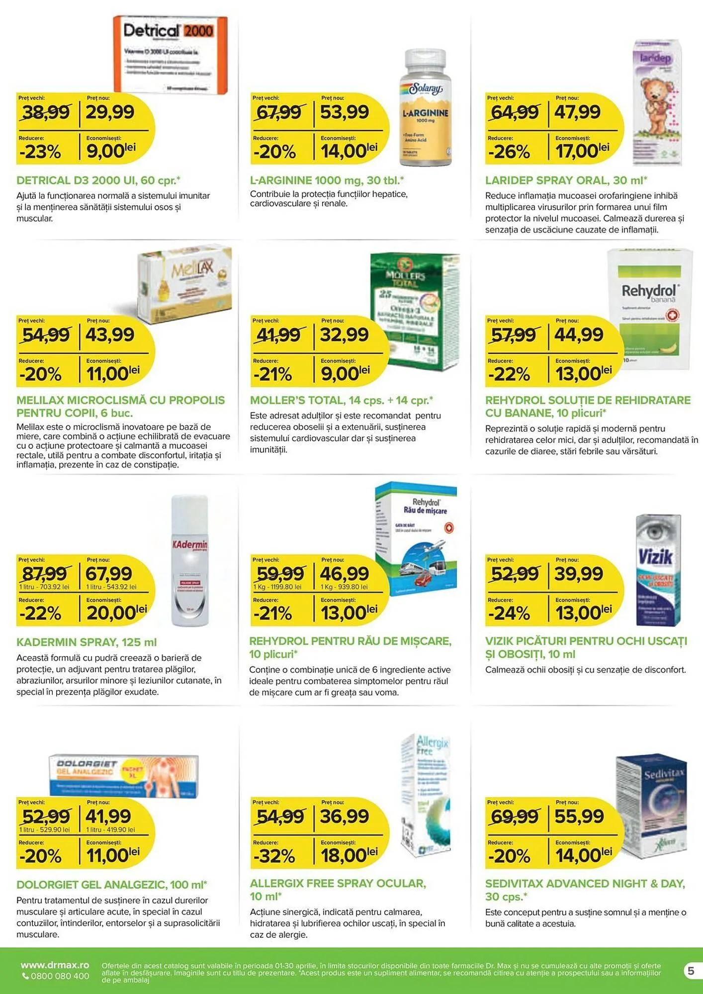 Catalog Catalog Dr.Max de la 1 aprilie până la 30 aprilie 2025 - Revista Pagina 5