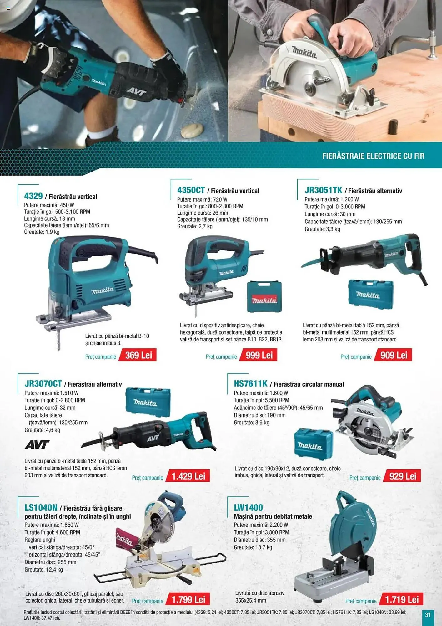 Catalog Catalog Makita de la 8 ianuarie până la 31 martie 2025 - Revista Pagina 63
