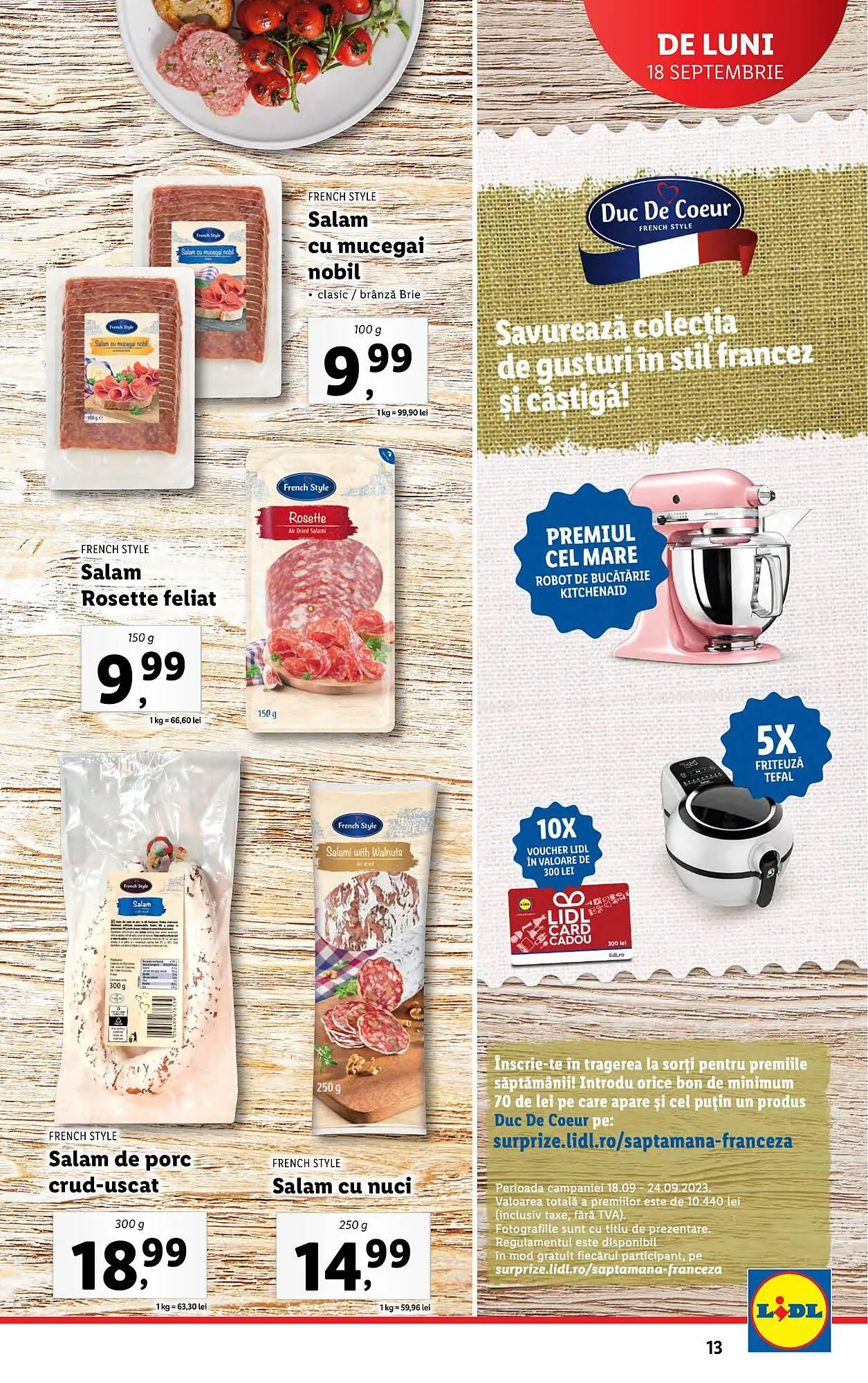 Catalog Lidl catalog de la 18 septembrie până la 24 septembrie 2023 - Revista Pagina 13