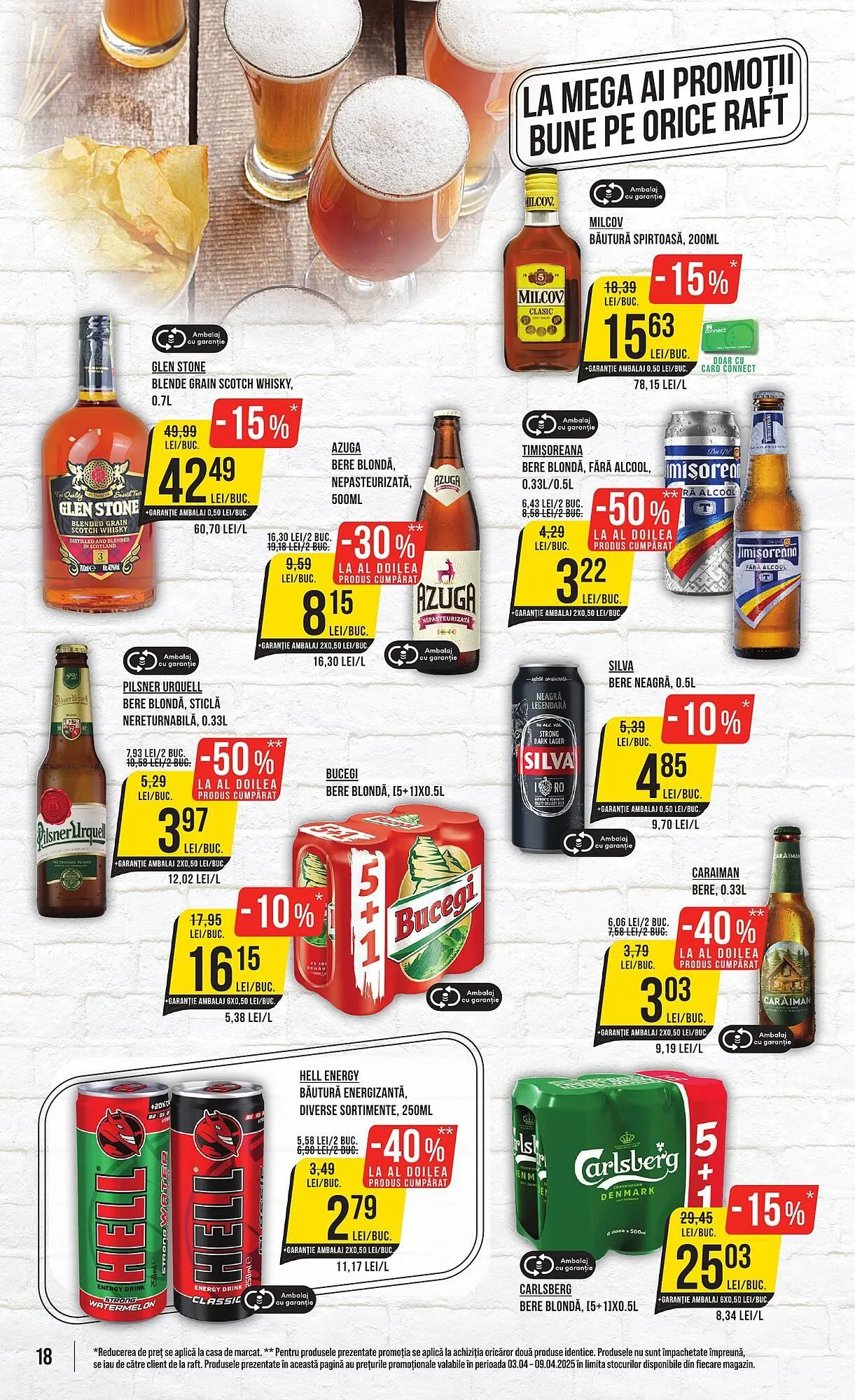 Catalog Catalog Mega Image de la 3 aprilie până la 9 aprilie 2025 - Revista Pagina 18