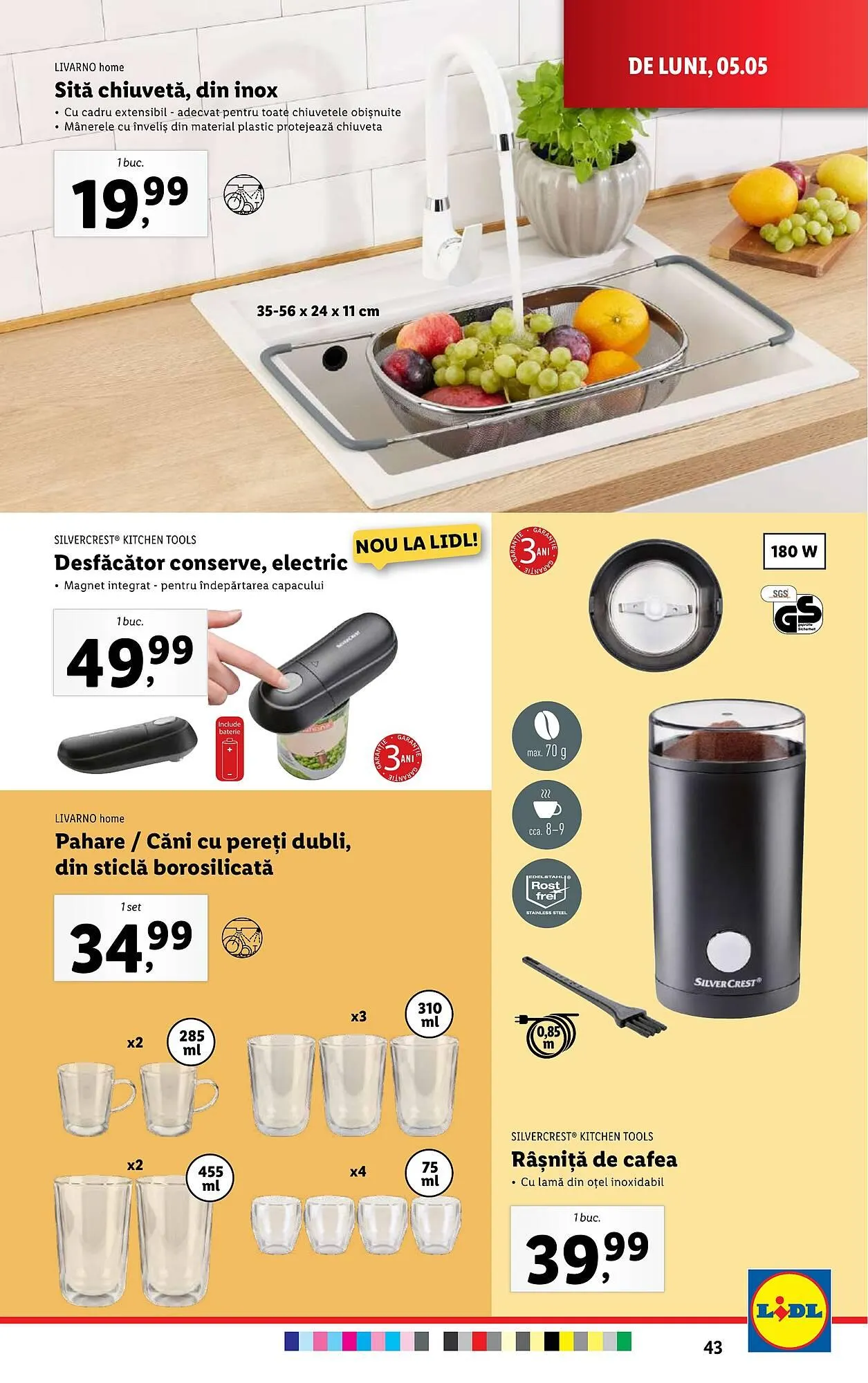 Catalog Catalog Lidl de la 5 mai până la 11 mai 2025 - Revista Pagina 43