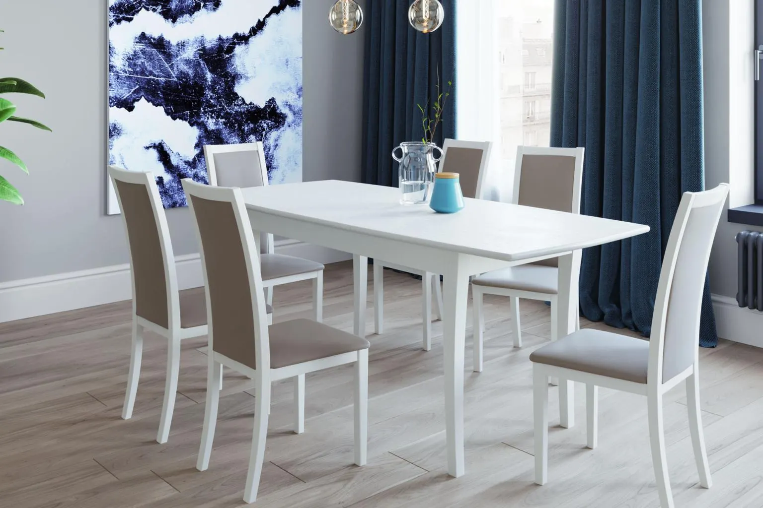 Masă Arcade și 6 scaune Arcade