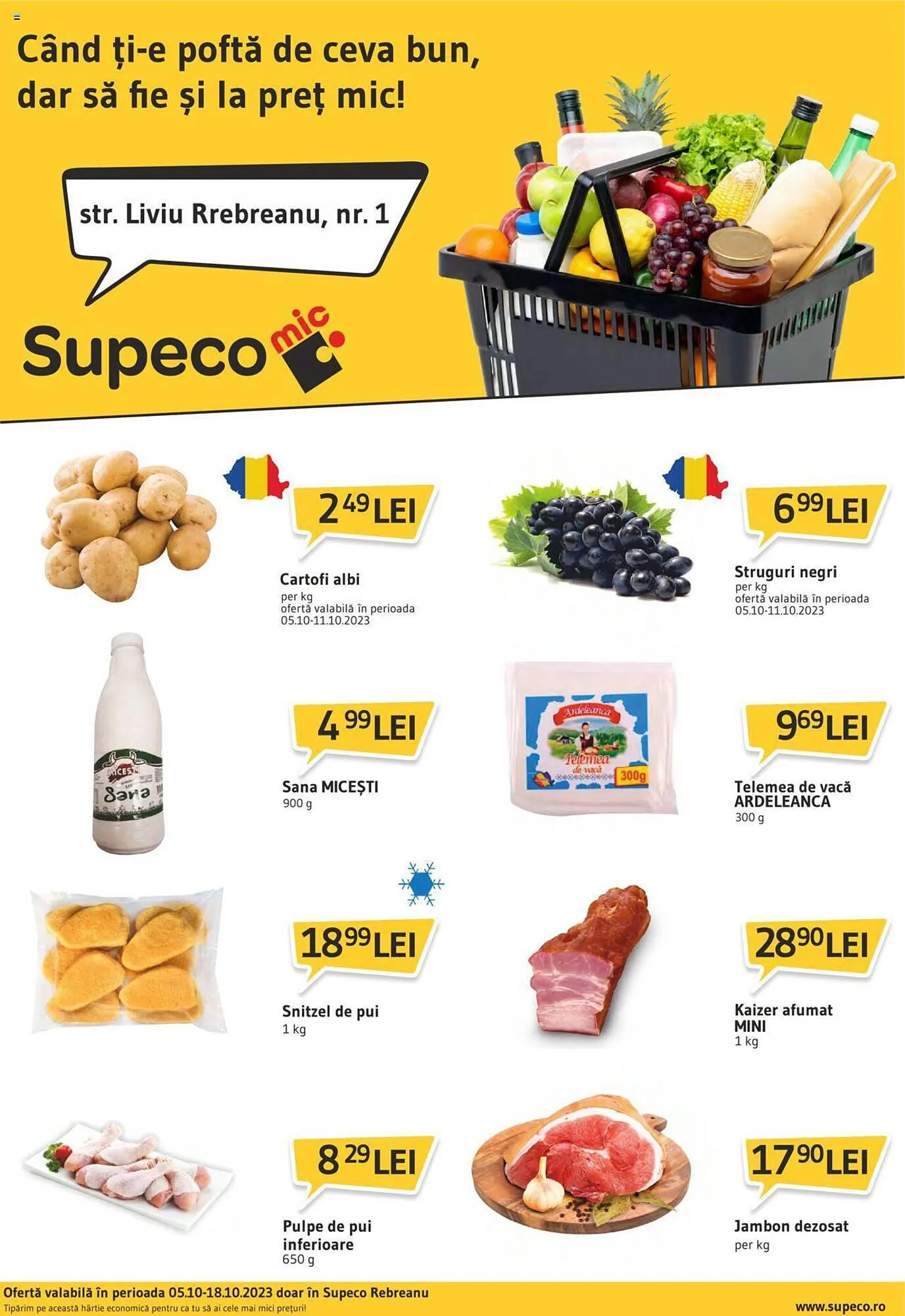 Catalog Supeco catalog de la 5 octombrie până la 18 octombrie 2023 - Revista Pagina 1