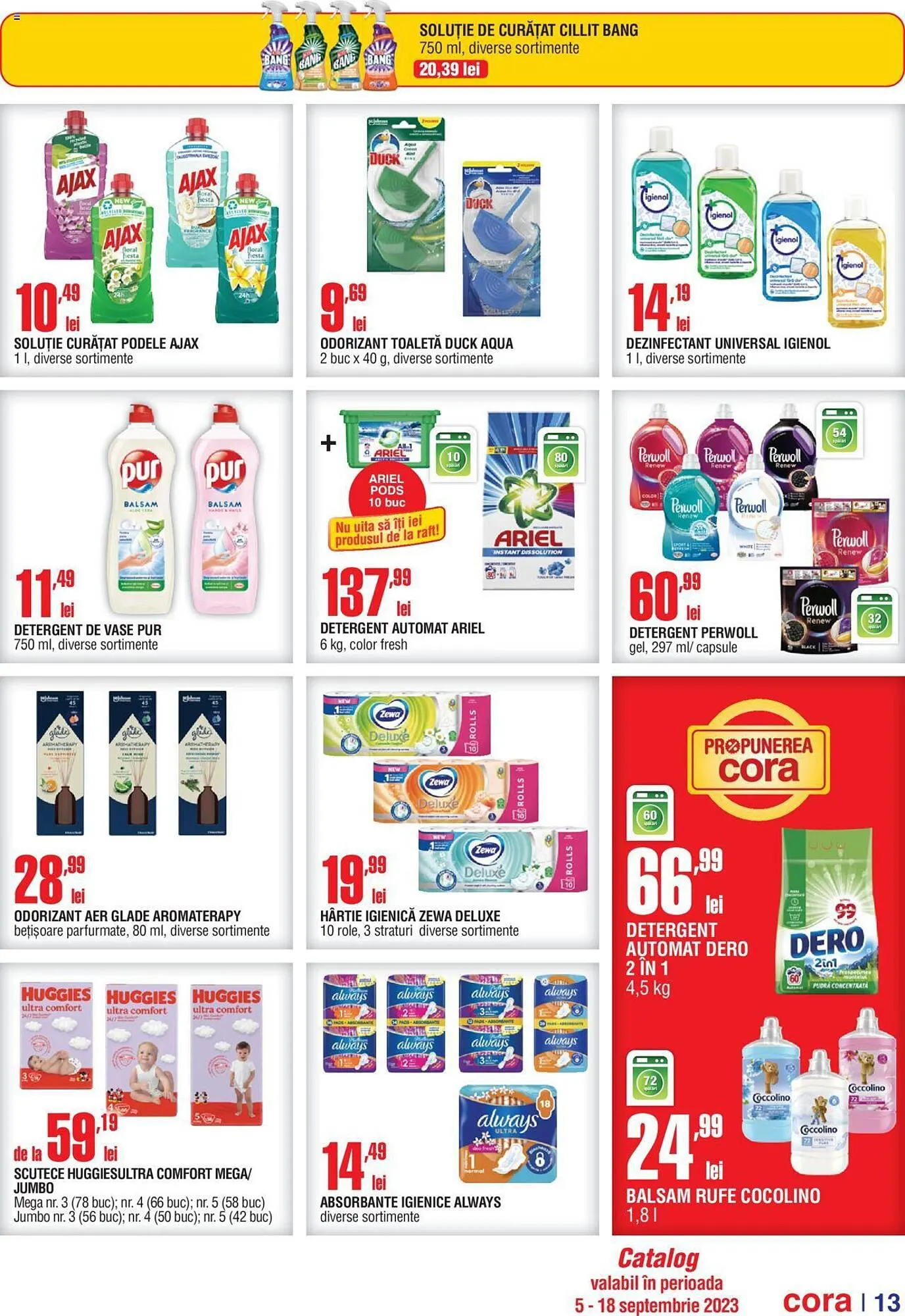 Catalog Cora catalog de la 5 septembrie până la 18 septembrie 2023 - Revista Pagina 13