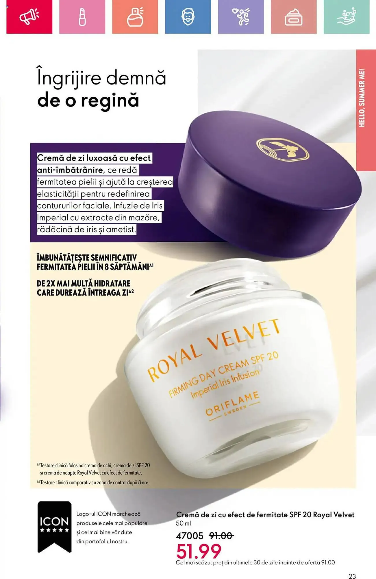 Catalog Catalog Oriflame de la 6 iulie până la 26 iulie 2025 - Revista Pagina 23