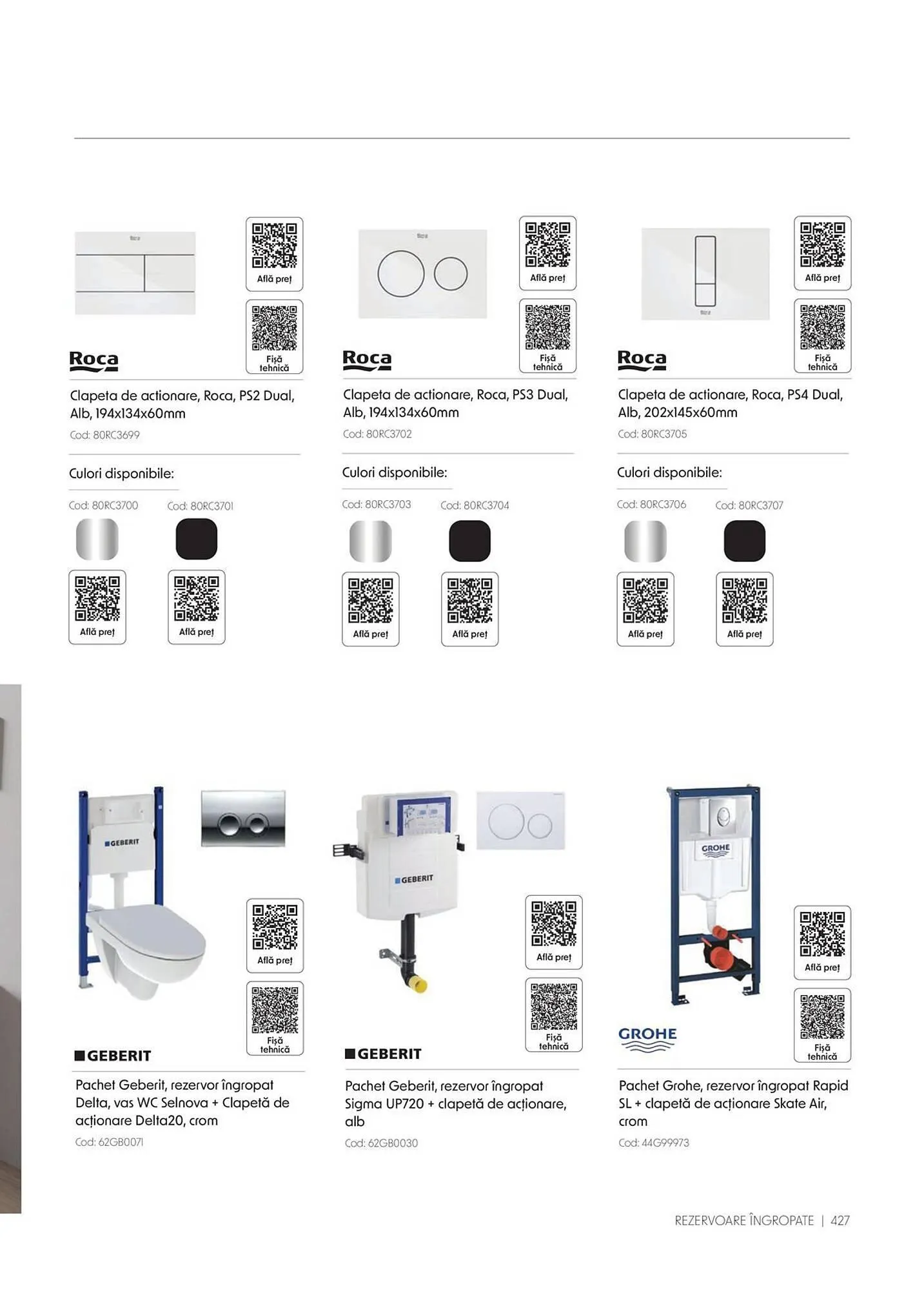 Catalog Catalog Romstal de la 1 aprilie până la 31 decembrie 2026 - Revista Pagina 427