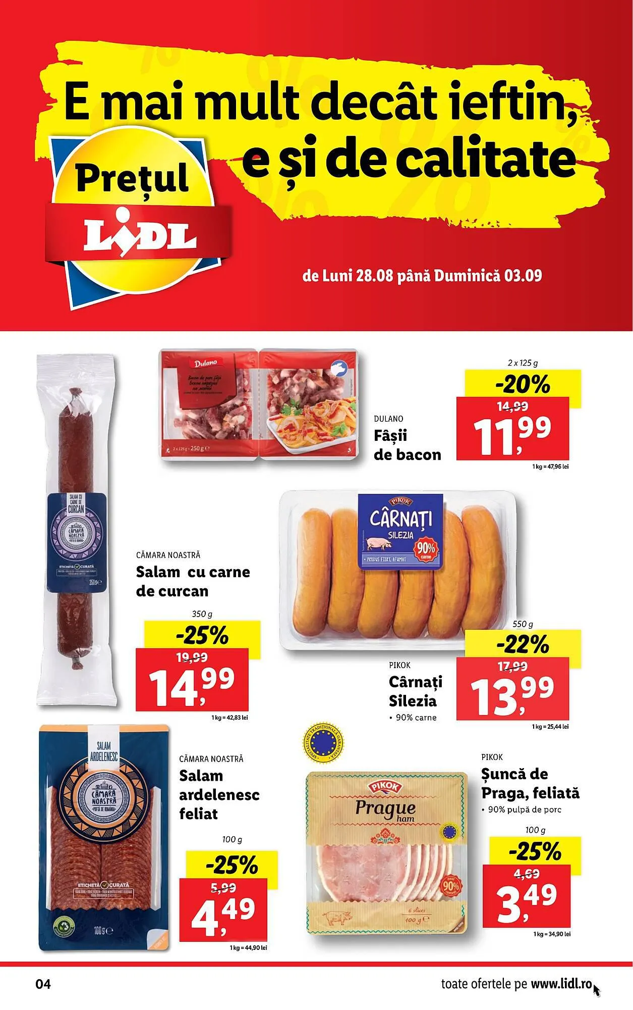 Catalog Lidl catalog de la 28 august până la 3 septembrie 2023 - Revista Pagina 4