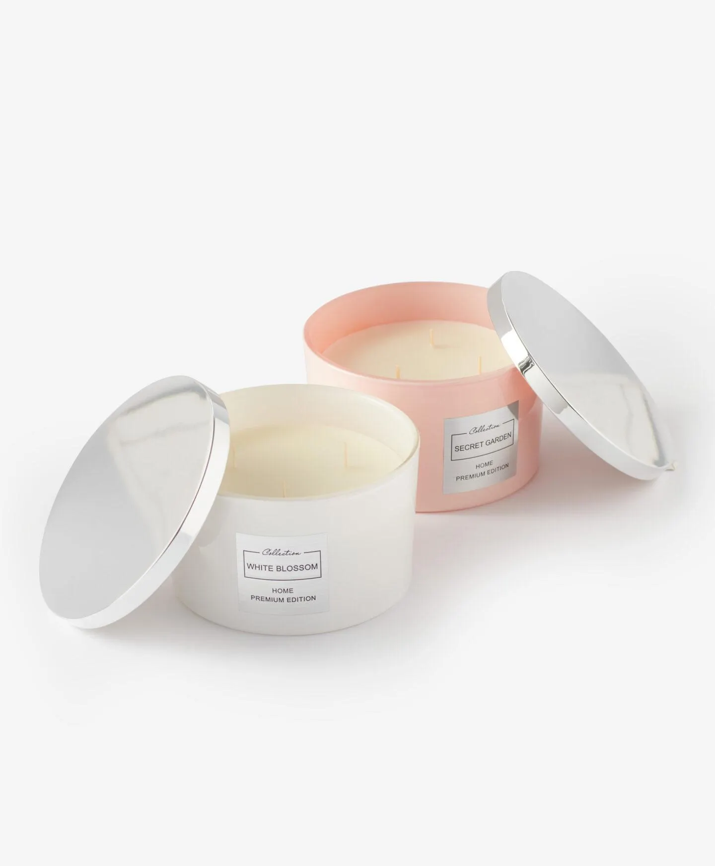 Lumânare parfumată albă