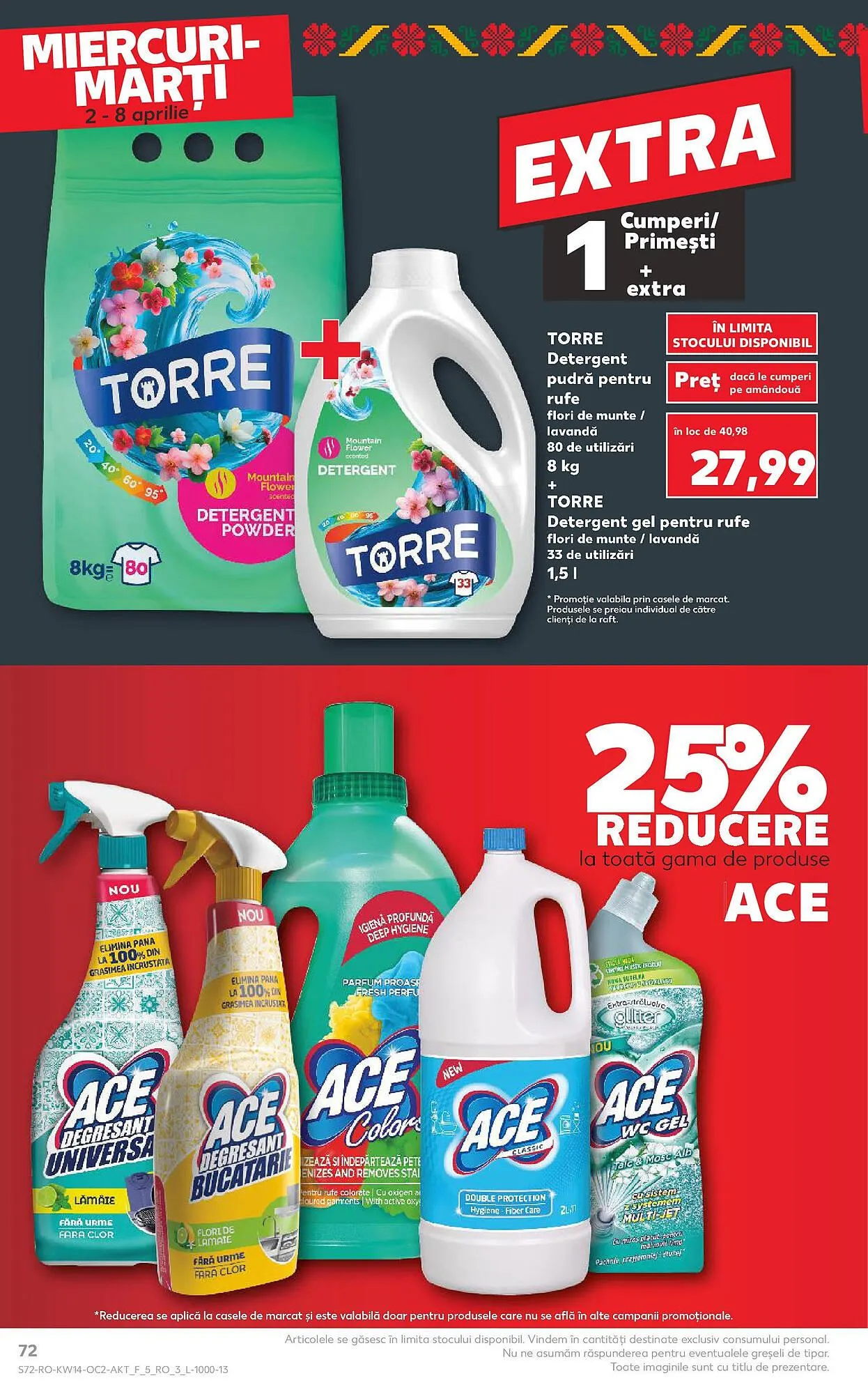 Catalog Catalog Kaufland de la 2 aprilie până la 8 aprilie 2025 - Revista Pagina 72