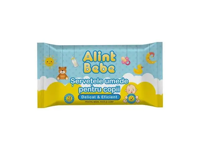 Servetele umede pentru copii Alint Bebe 72 bucati