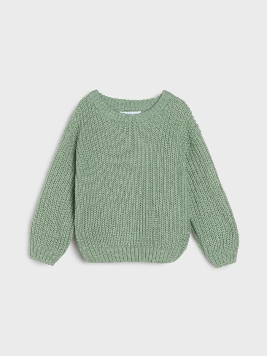 Pulover pentru copii cu tricot gros