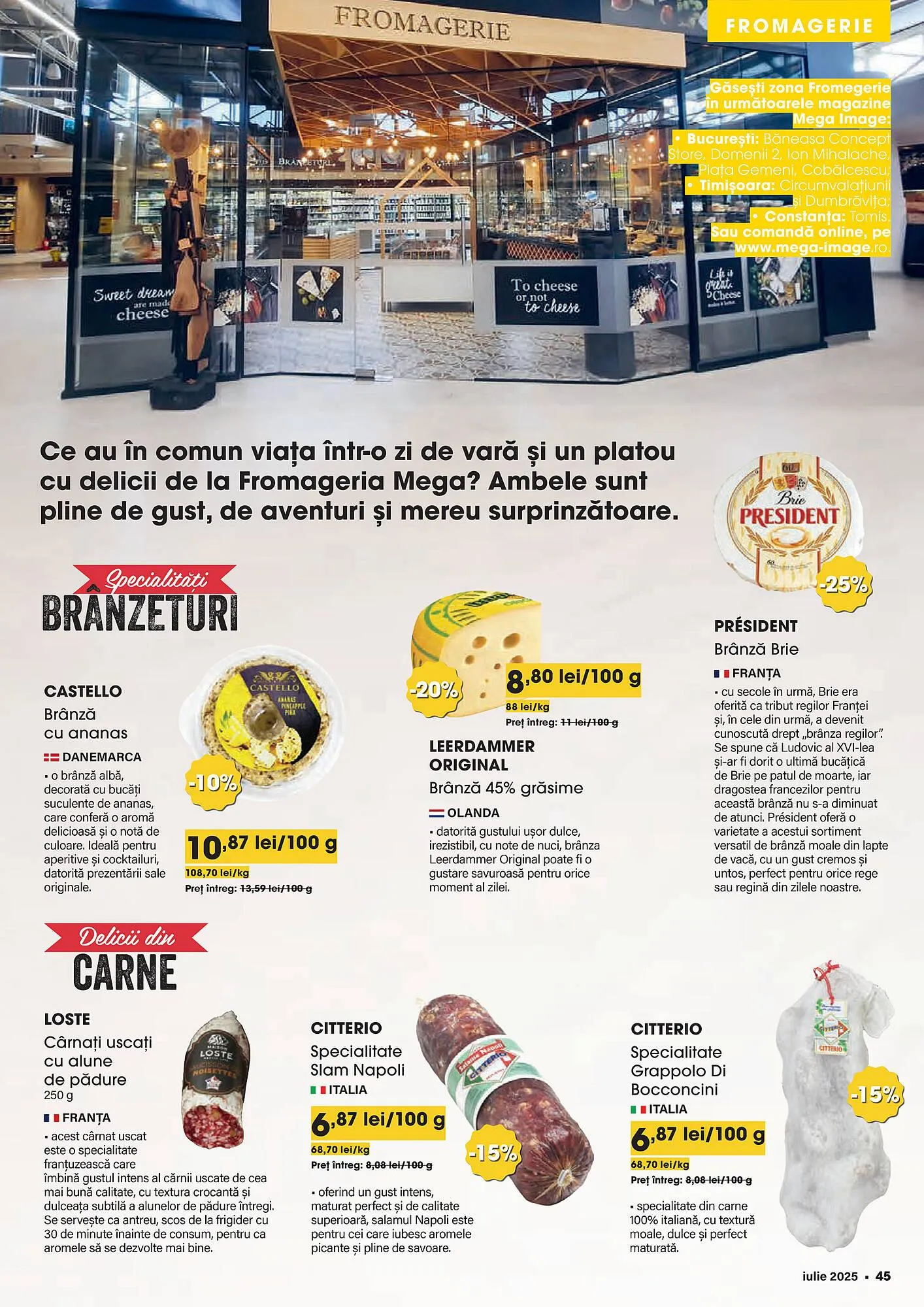 Catalog Catalog Mega Image de la 1 iulie până la 31 iulie 2025 - Revista Pagina 45