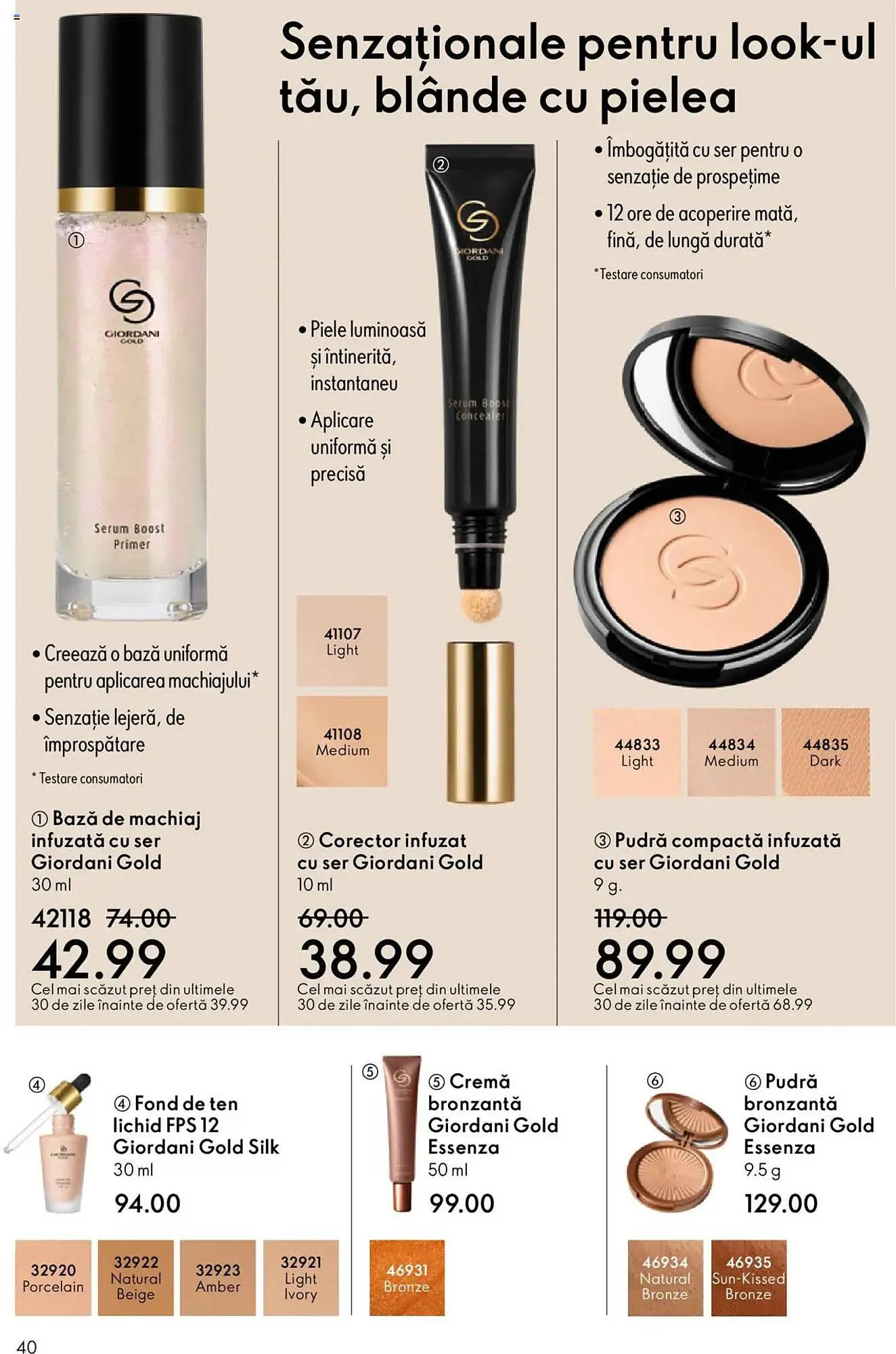 Catalog Catalog Oriflame de la 22 octombrie până la 11 noiembrie 2025 - Revista Pagina 40
