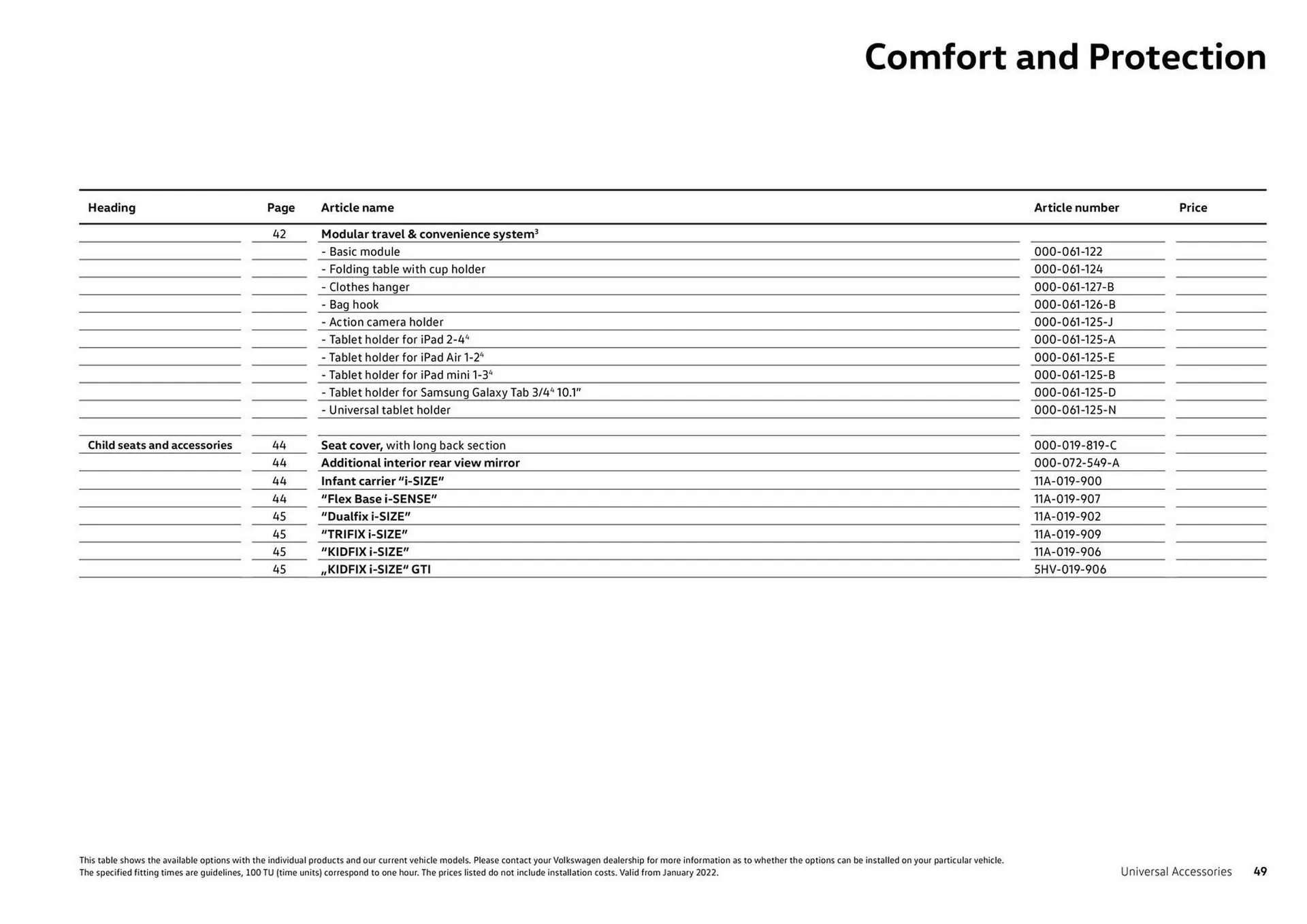 Catalog Volkswagen catalog de la 7 august până la 31 decembrie 2023 - Revista Pagina 49