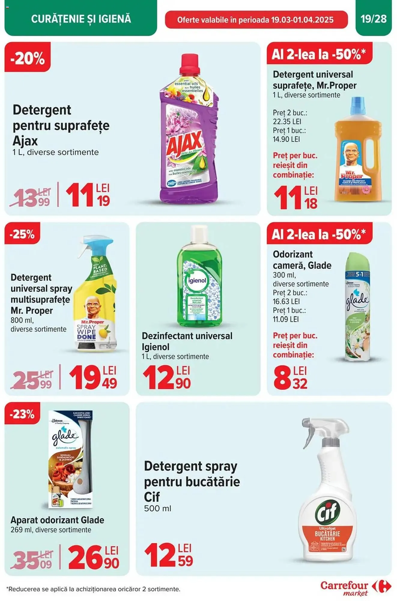 Catalog Catalog Carrefour de la 26 martie până la 1 aprilie 2025 - Revista Pagina 19