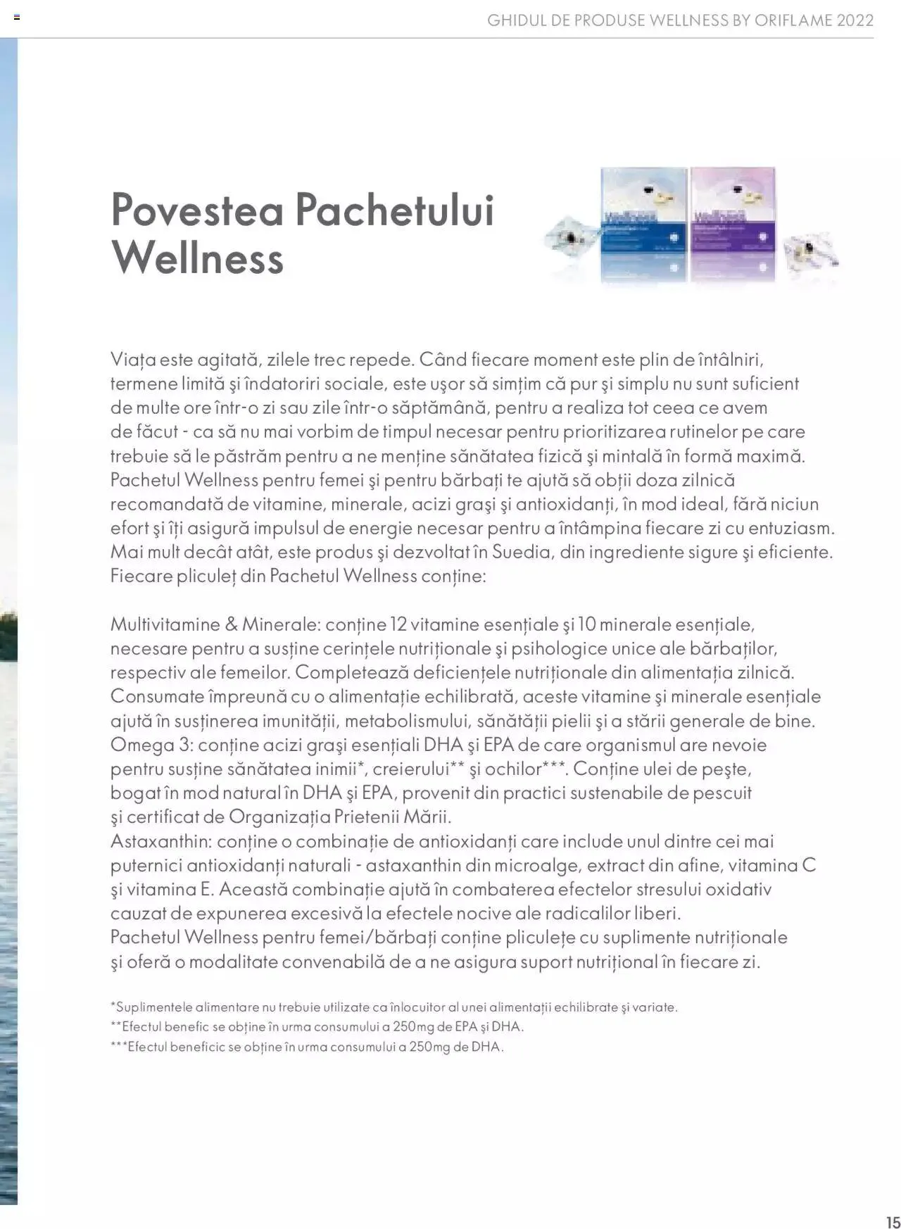 Catalog Oriflame catalog - Ghidul Wellness de la 28 septembrie până la 31 decembrie 2023 - Revista Pagina 15