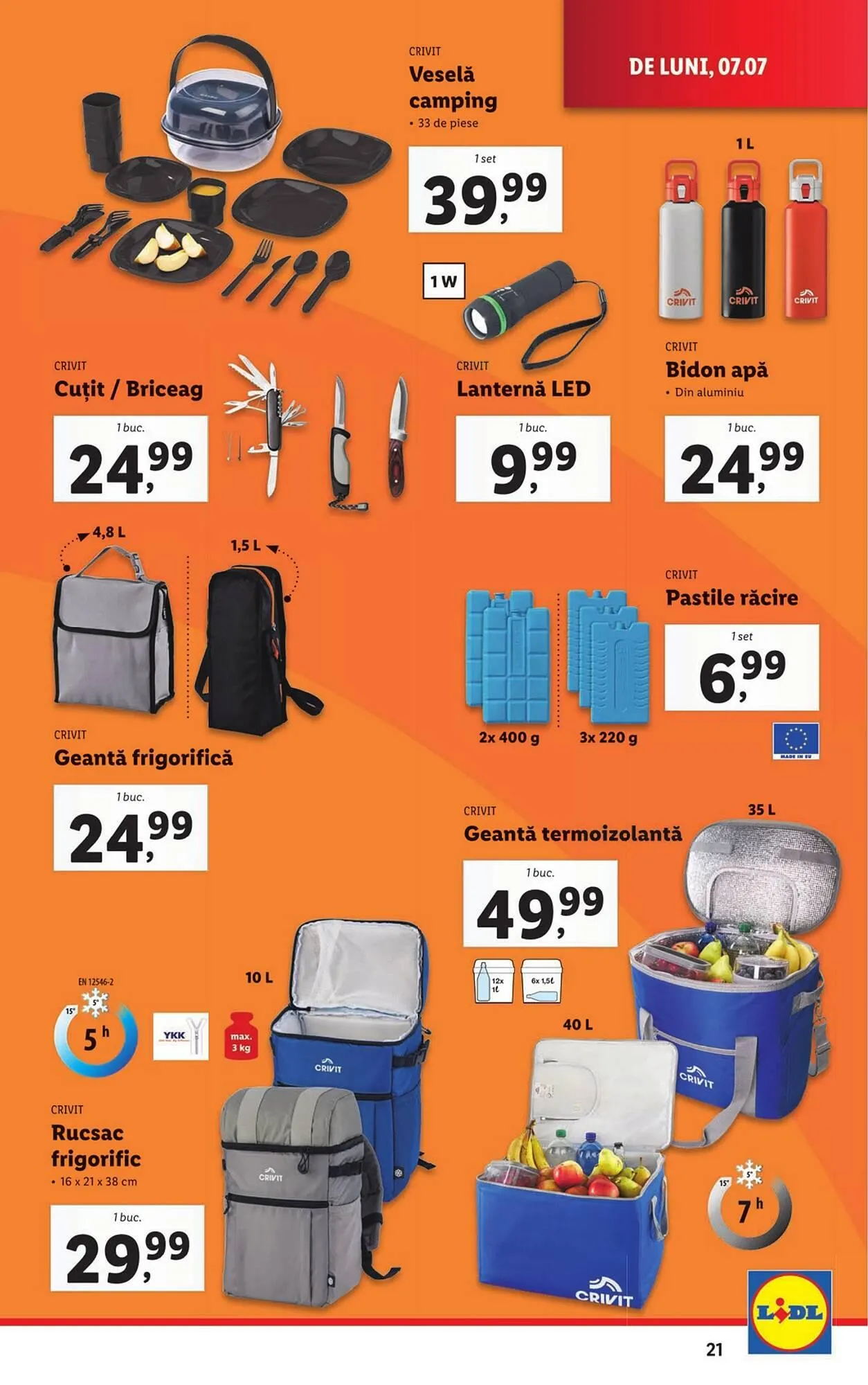 Catalog Catalog Lidl de la 7 iulie până la 13 iulie 2025 - Revista Pagina 21