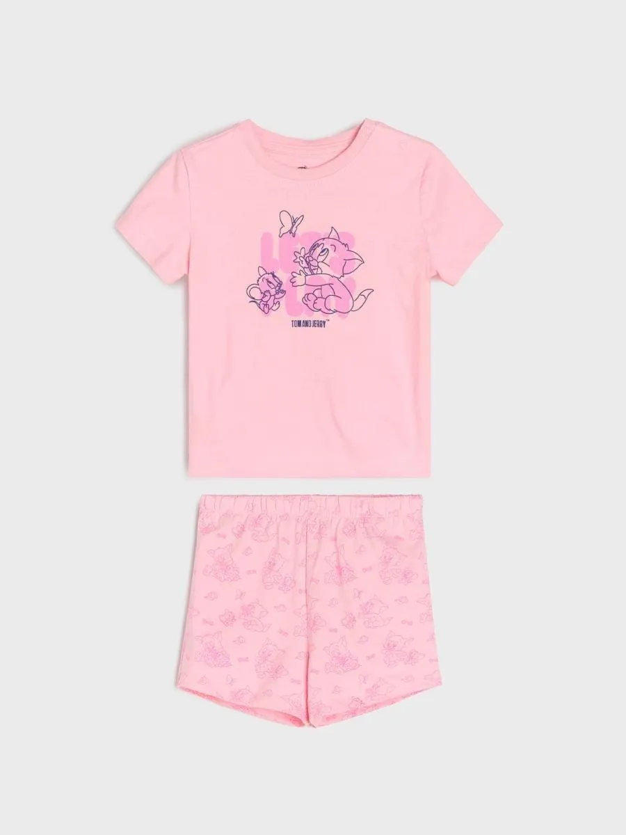 Pijama din două piese Tom and Jerry
