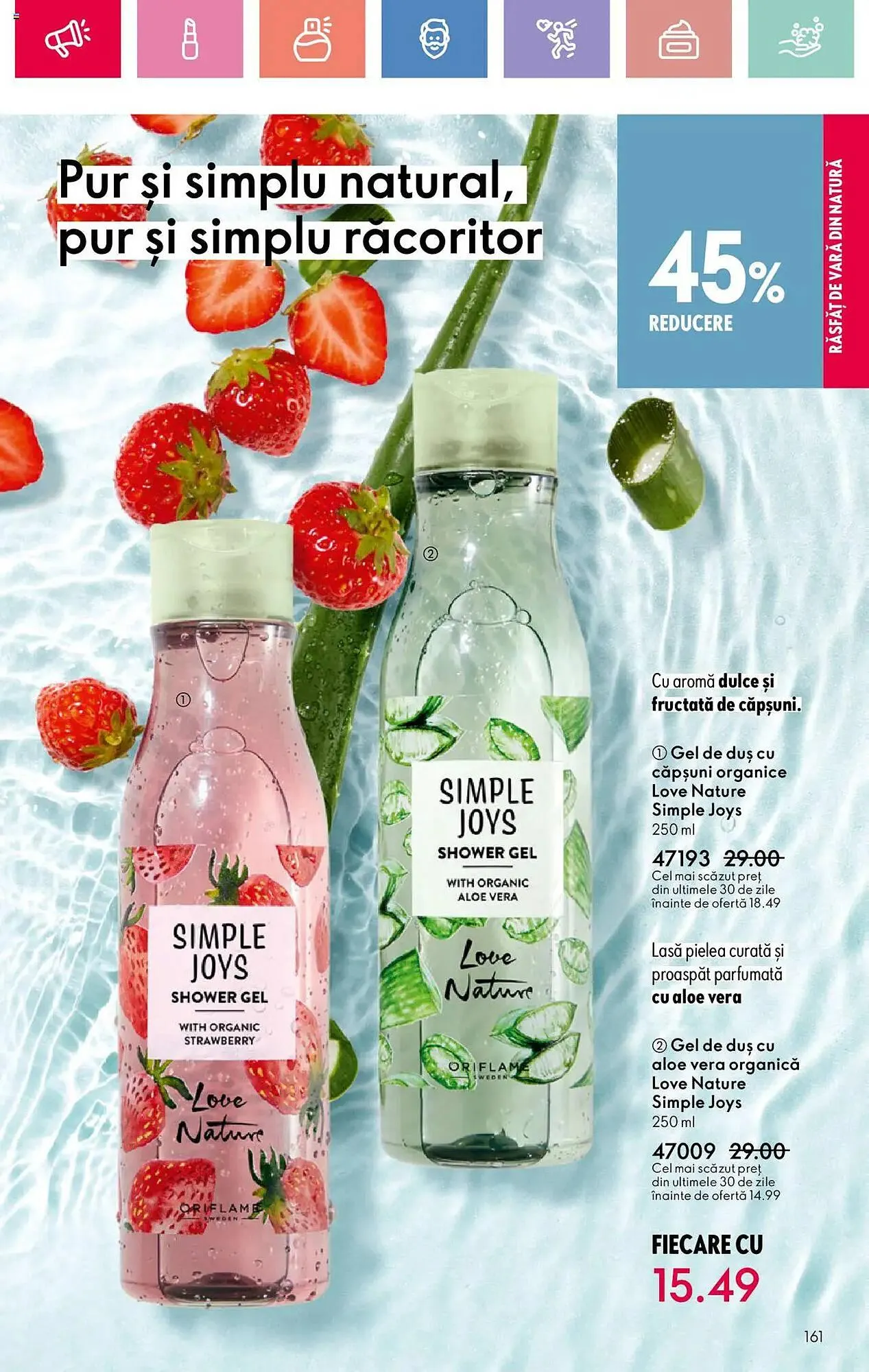 Catalog Catalog Oriflame de la 15 iunie până la 5 iulie 2025 - Revista Pagina 161