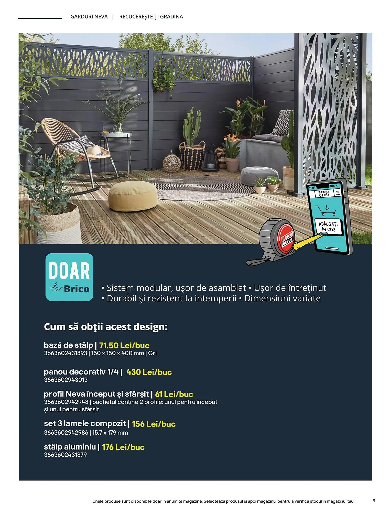 Catalog Catalog Brico Depôt de la 23 mai până la 31 octombrie 2025 - Revista Pagina 5