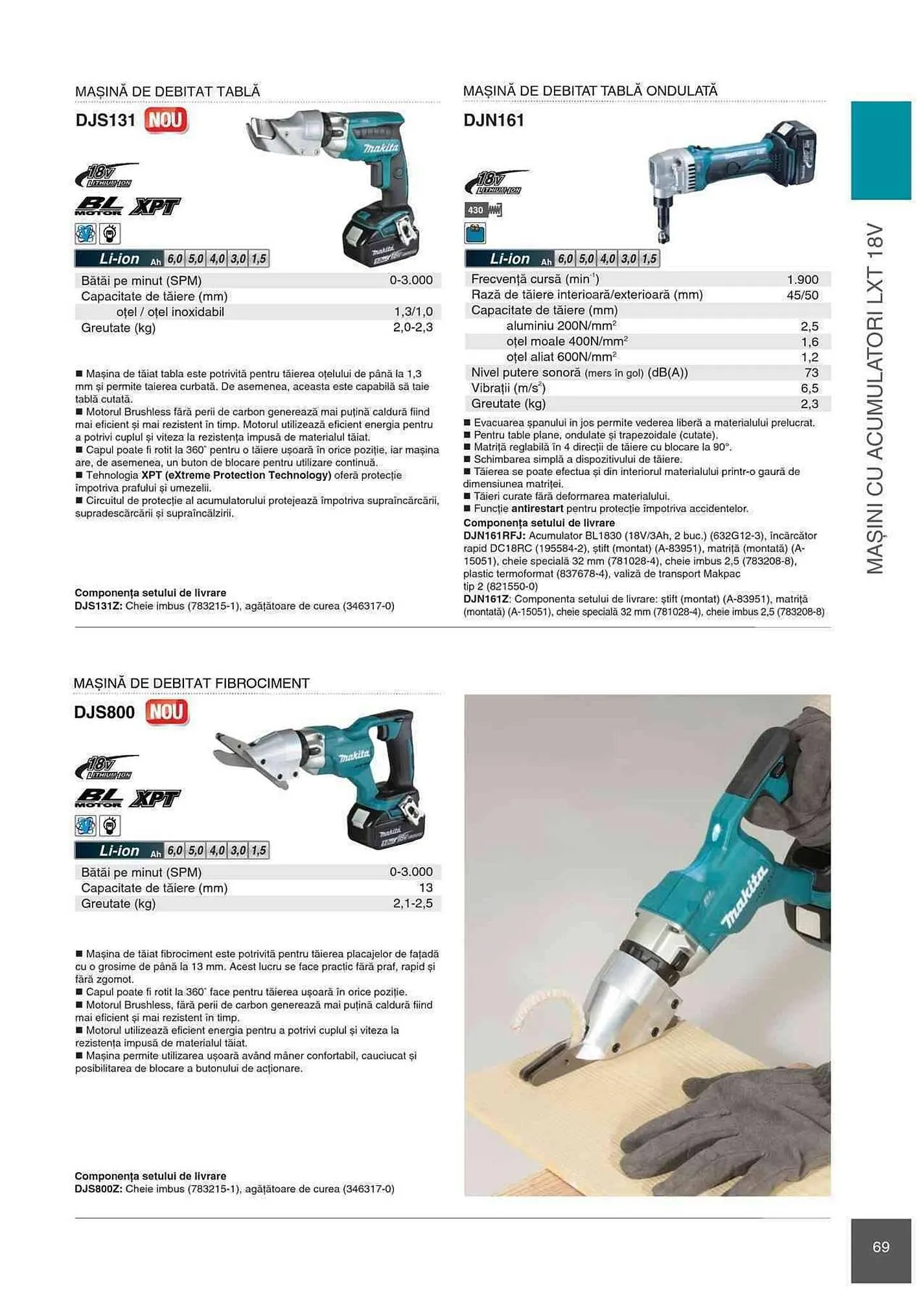 Catalog Makita catalog de la 1 ianuarie până la 31 decembrie 2023 - Revista Pagina 69