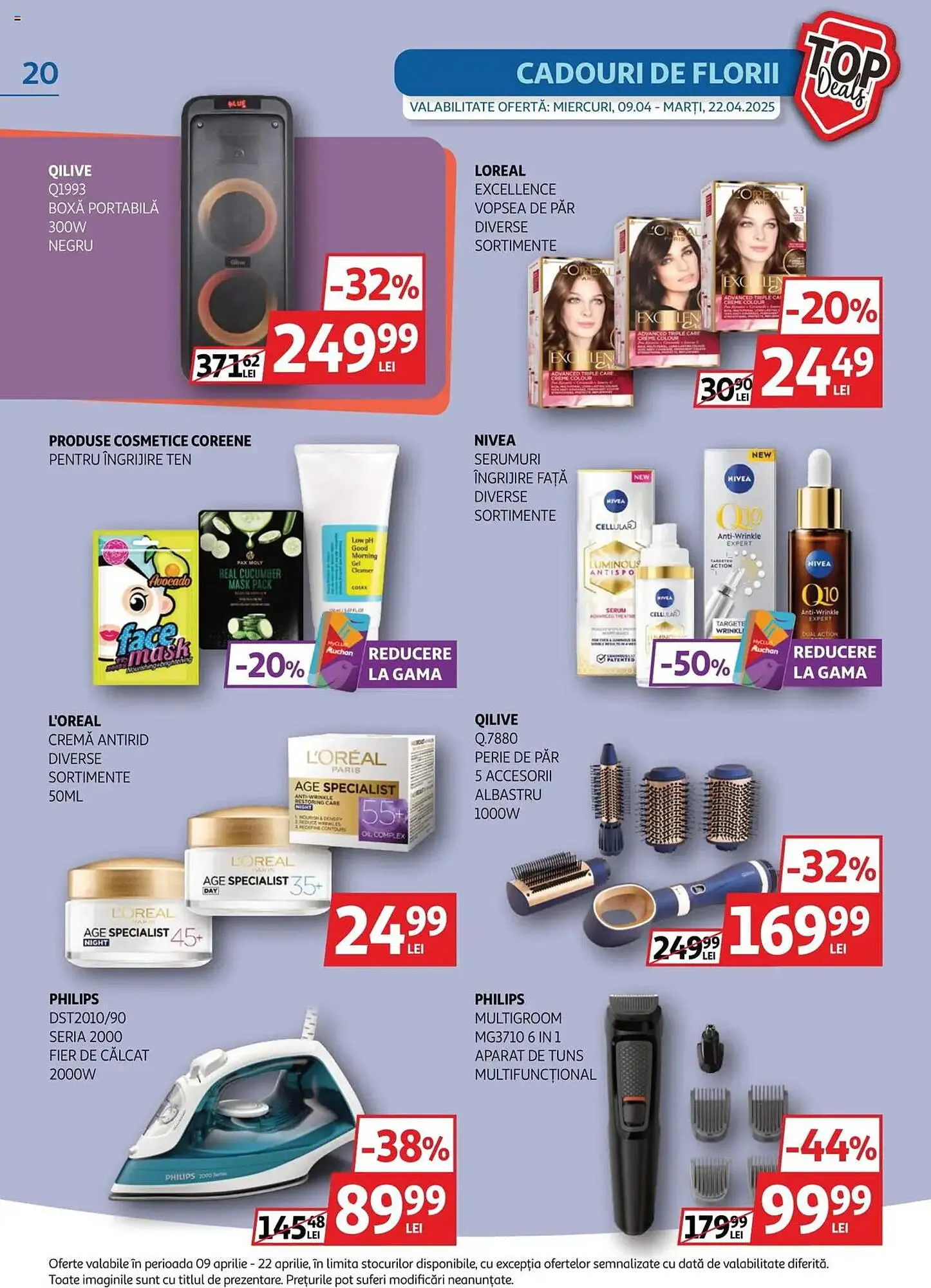 Catalog Catalog Auchan de la 9 aprilie până la 22 aprilie 2025 - Revista Pagina 20