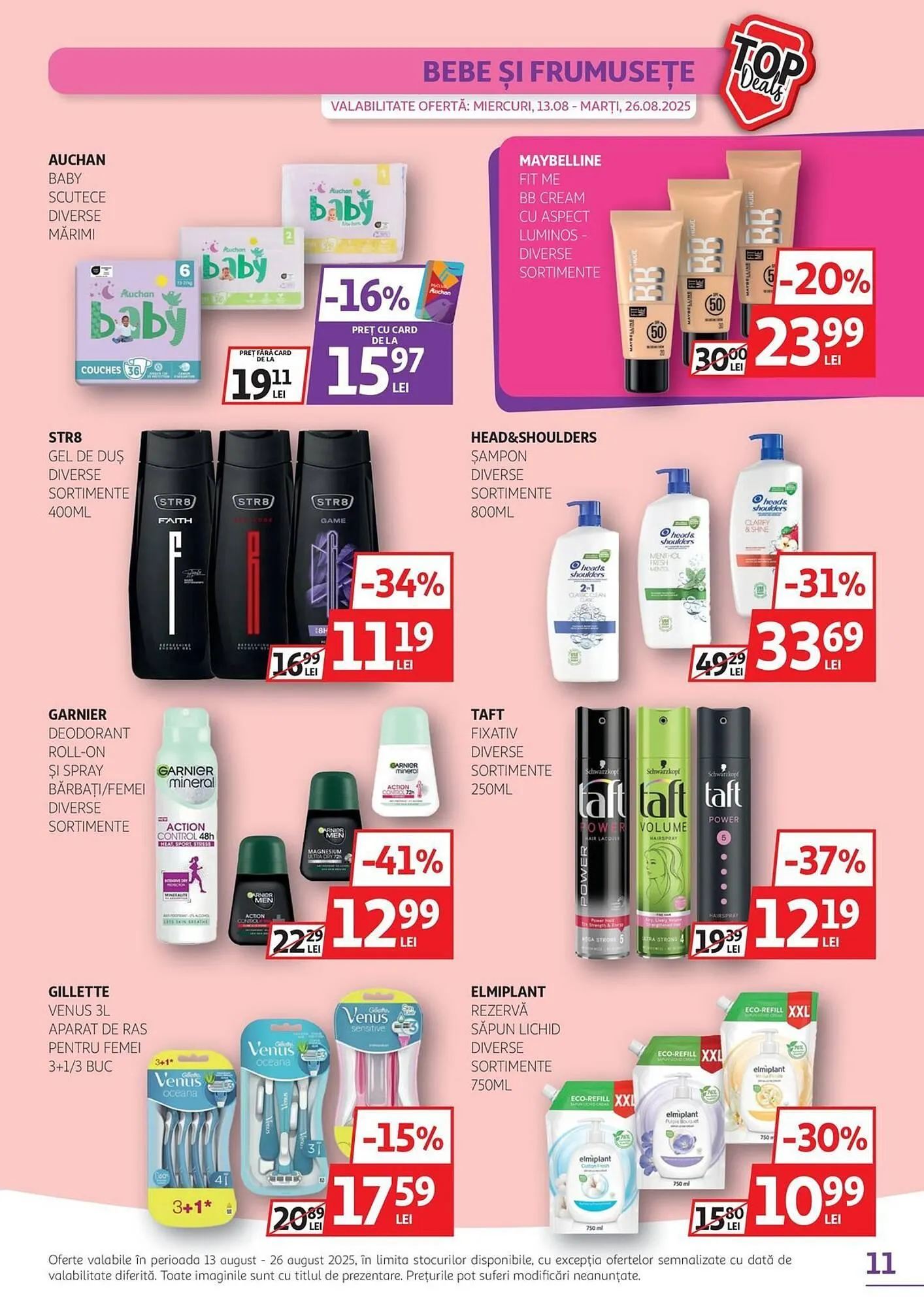 Catalog Catalog Auchan de la 13 august până la 26 august 2025 - Revista Pagina 11