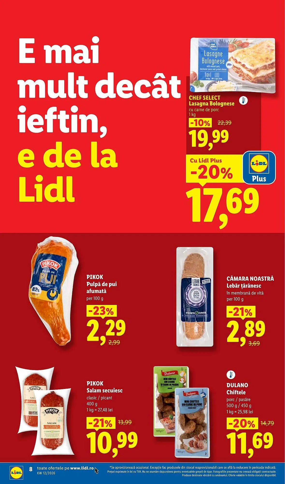 Catalog Catalog Lidl de la 16 martie până la 22 martie 2026 - Revista Pagina 8