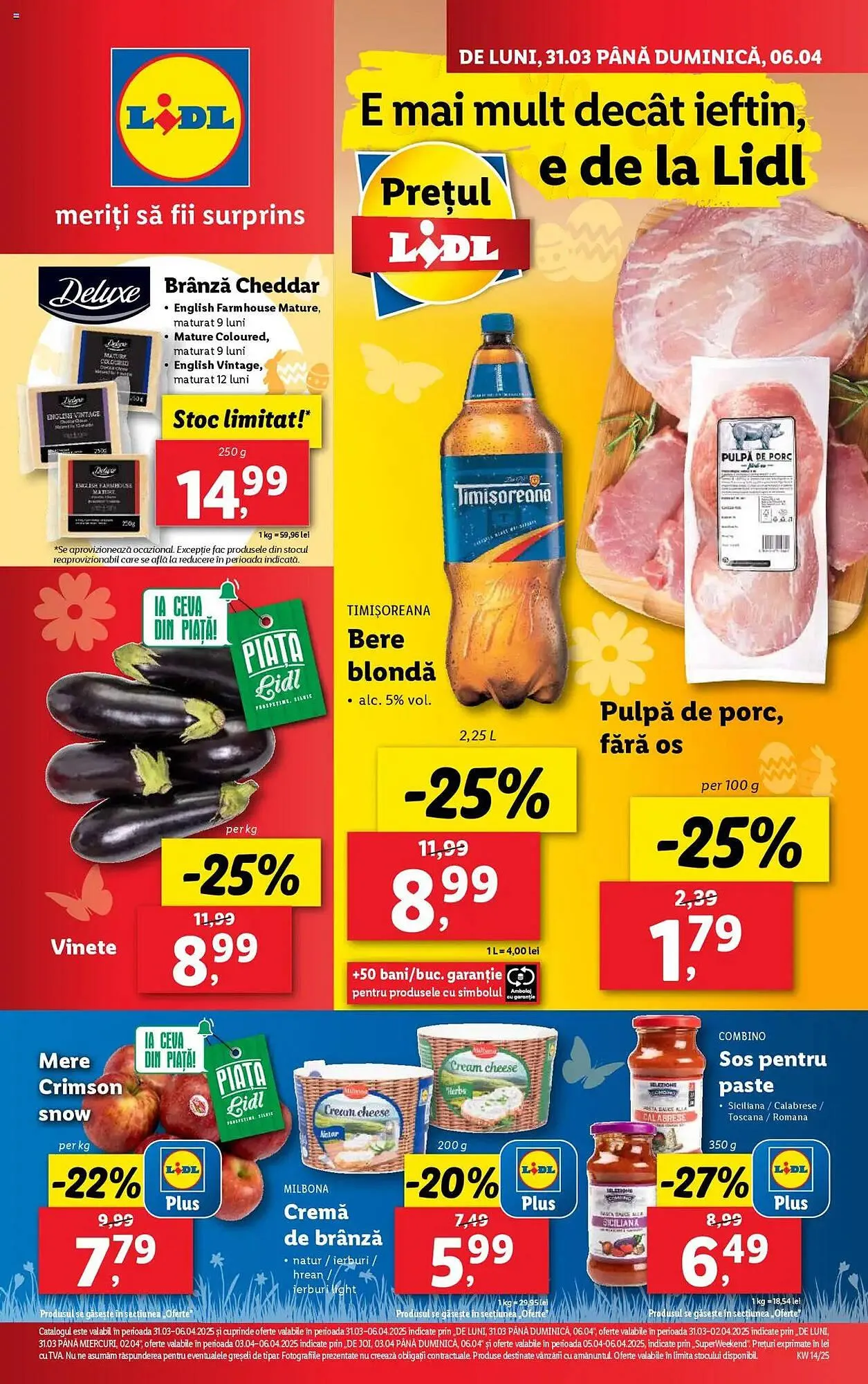 Catalog Catalog Lidl de la 31 martie până la 6 aprilie 2025 - Revista Pagina 1