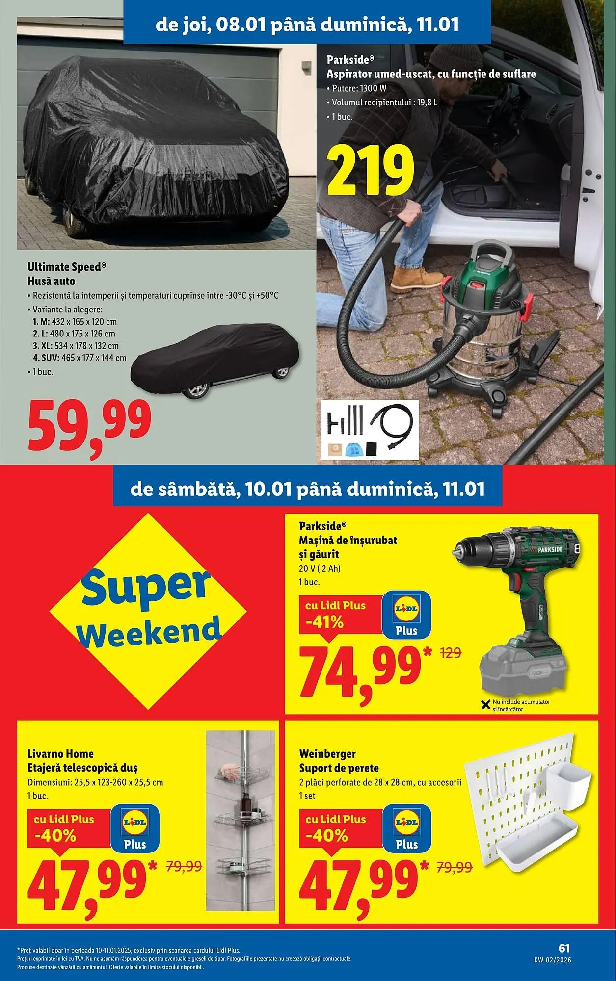 Catalog Catalog Lidl de la 5 ianuarie până la 11 ianuarie 2026 - Revista Pagina 61