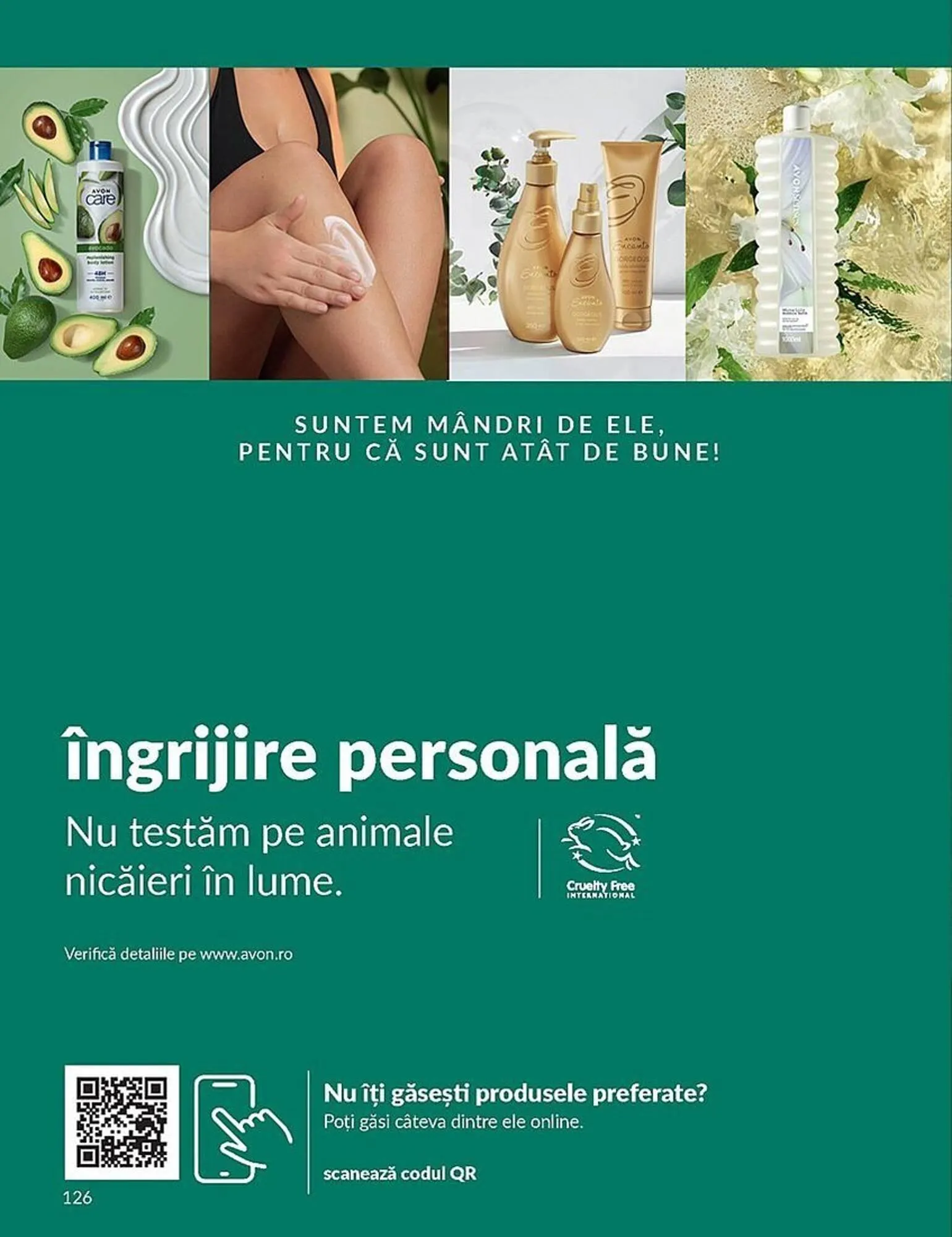 Catalog Avon catalog de la 1 septembrie până la 30 septembrie 2023 - Revista Pagina 126