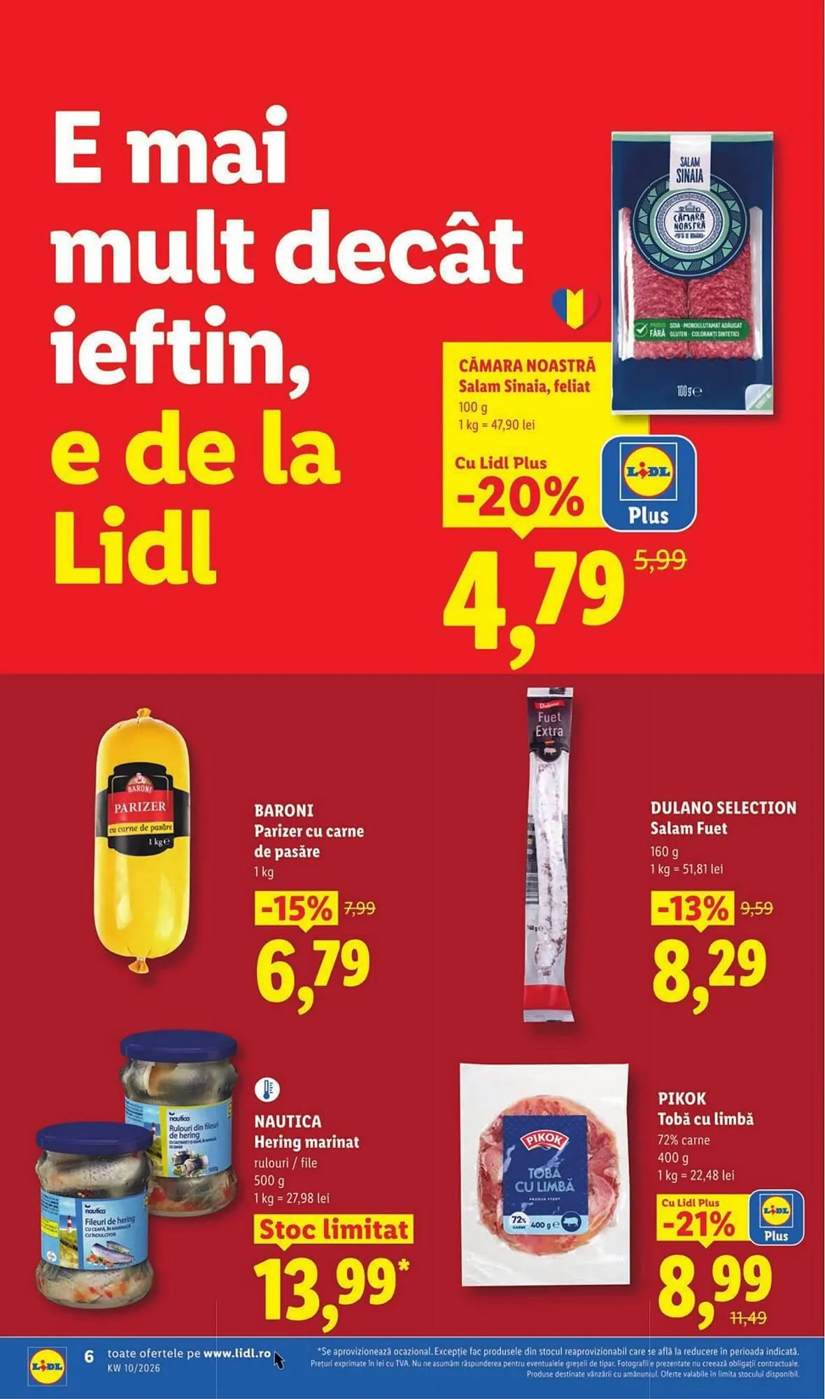 Catalog Catalog Lidl de la 2 martie până la 8 martie 2026 - Revista Pagina 6