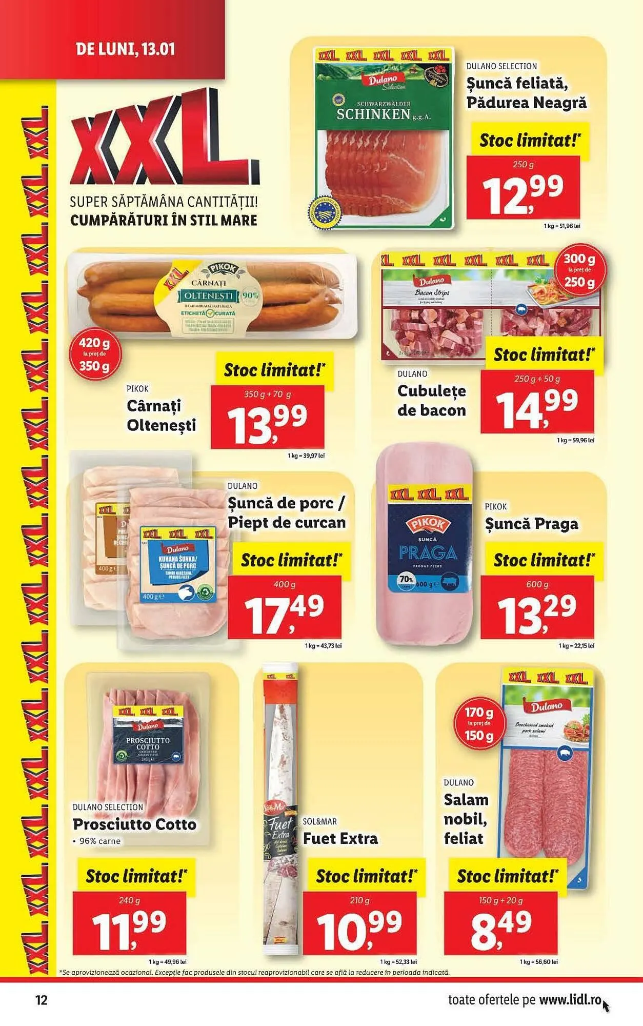 Catalog Catalog Lidl de la 13 ianuarie până la 19 ianuarie 2025 - Revista Pagina 12