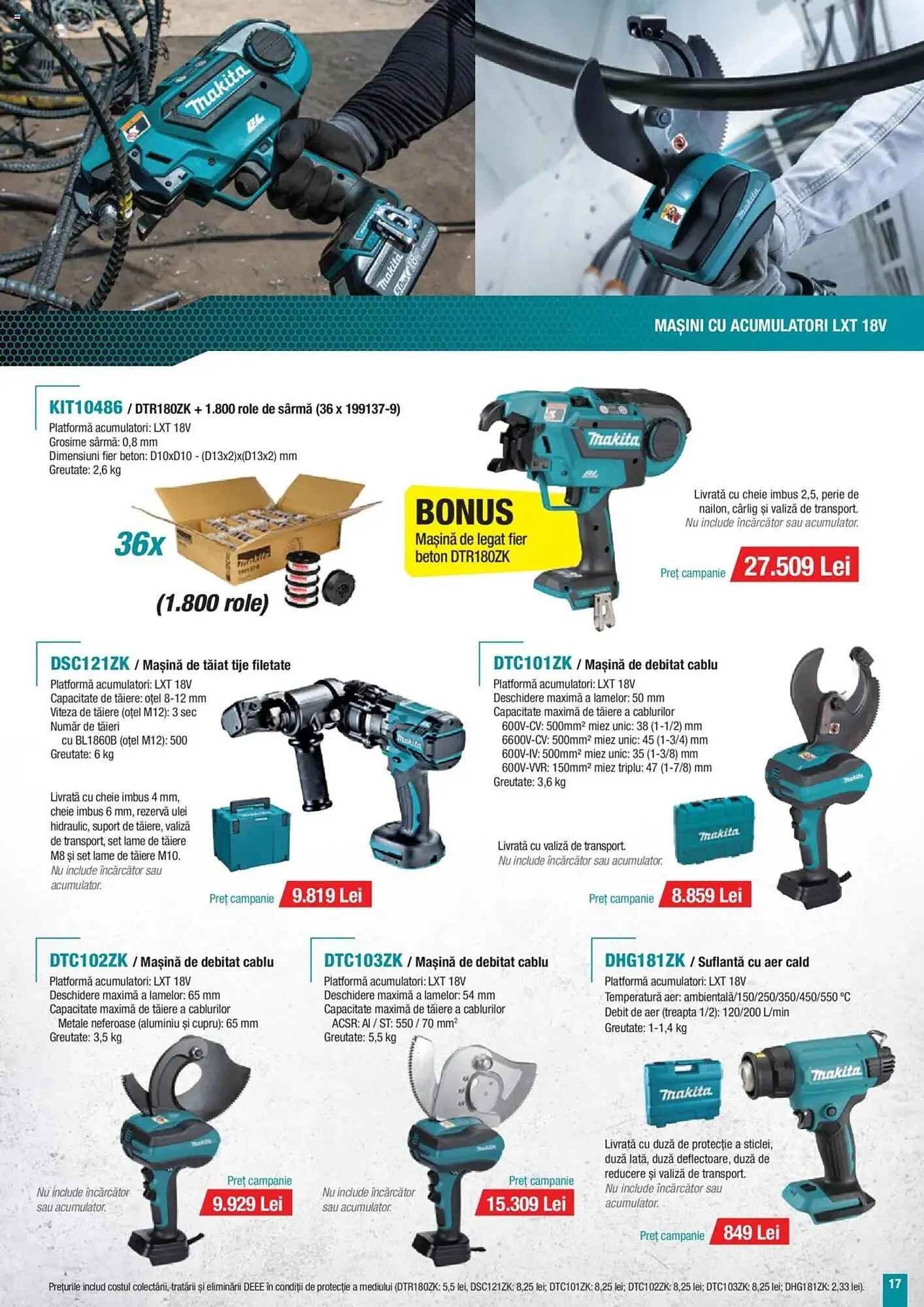Catalog Catalog Makita de la 30 iunie până la 30 septembrie 2025 - Revista Pagina 17